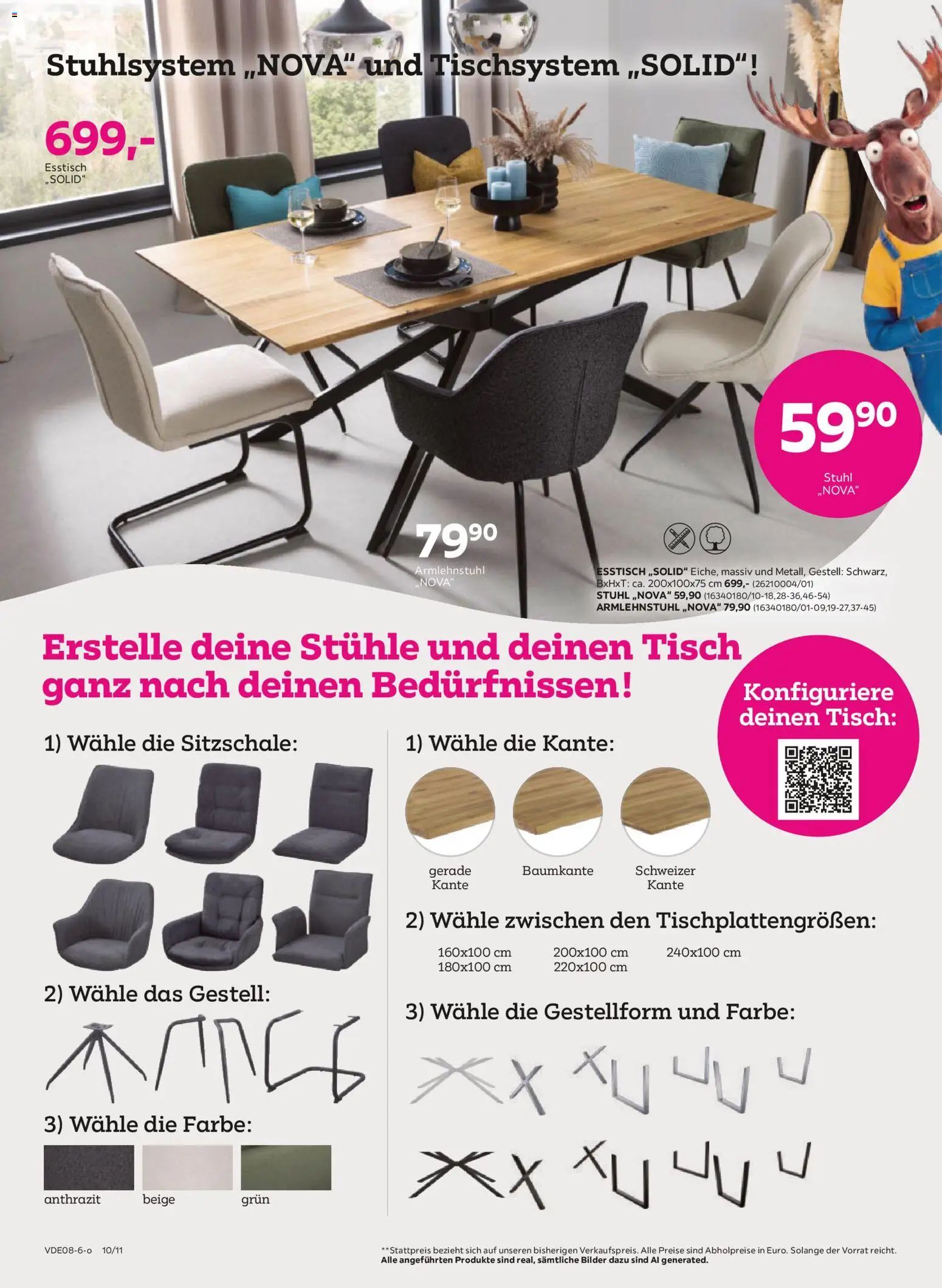 Mömax Aktueller Prospekt – gültig ab 16.08.2026 | Seite: 10 | Produkte: Esstisch, Tisch, Stuhl, Bilder