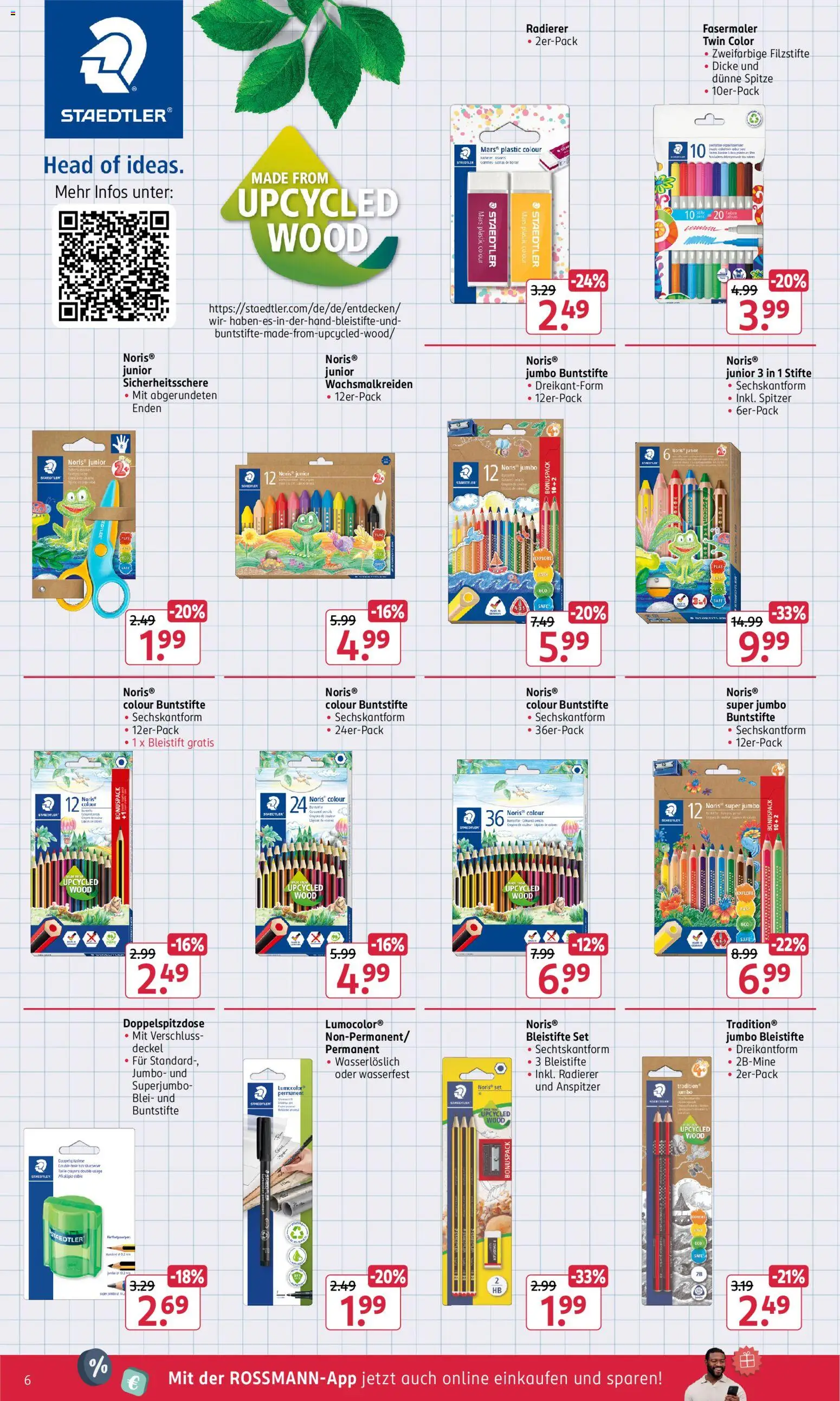 Rossmann Schulaktion – gültig ab 29.06.2026 | Seite: 7 | Produkte: Mars, Anspitzer