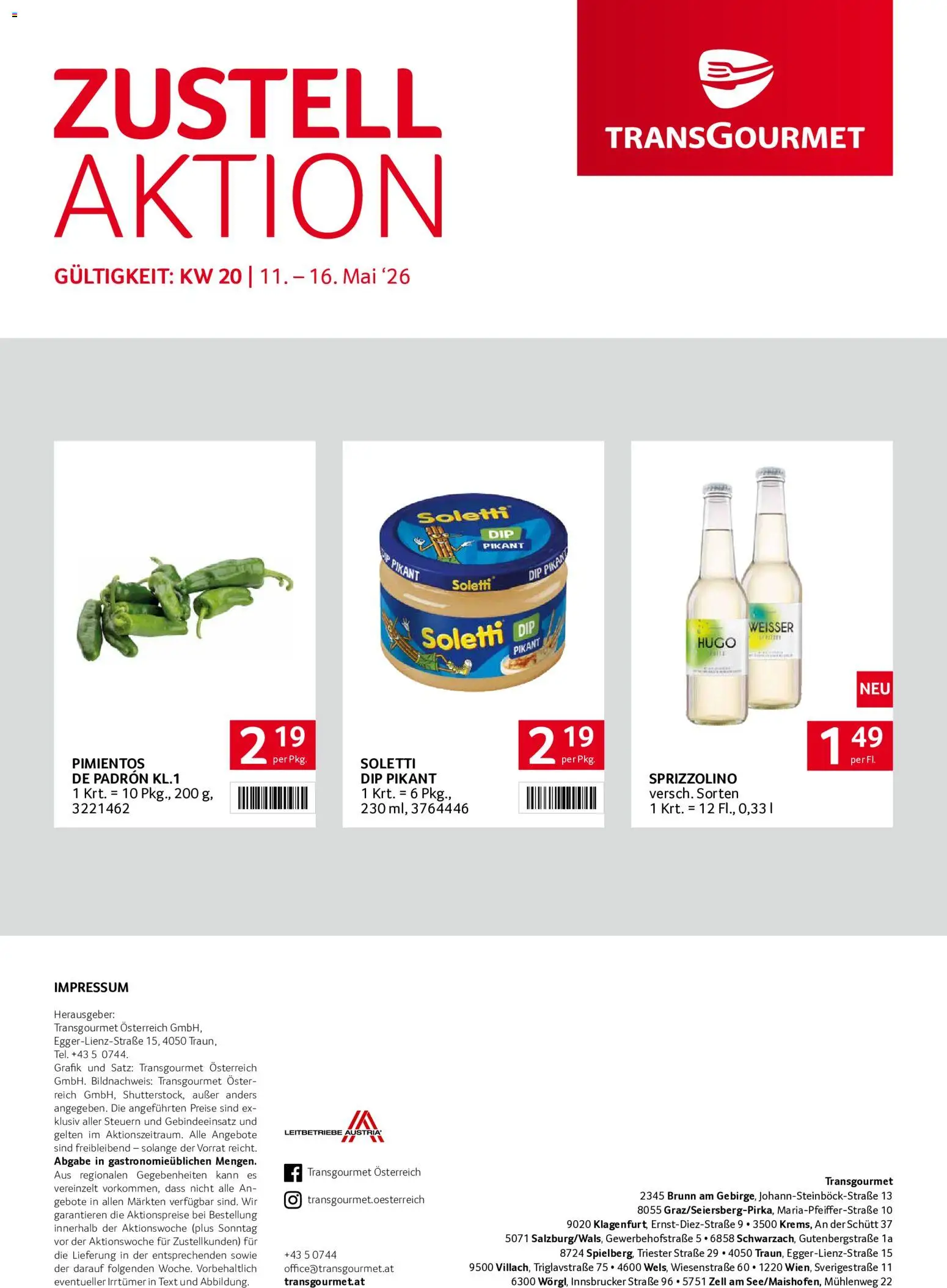 Transgourmet Zustellaktion gültig ab 11.05.2026 | Seite: 28