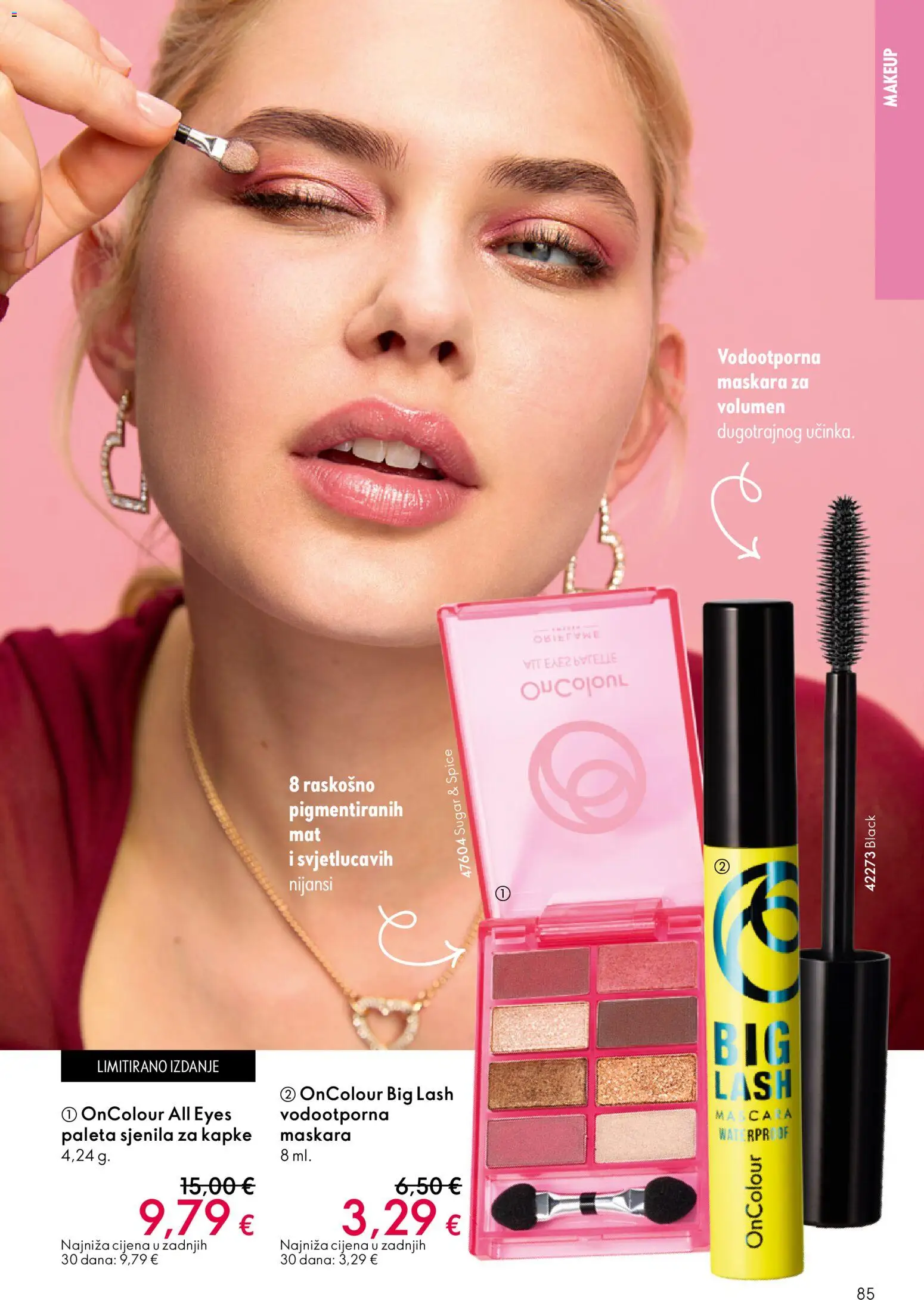 Oriflame katalog | vrijedi od 03.06.2026 | Stranica: 85 | Proizvodi: Paleta, Maskara