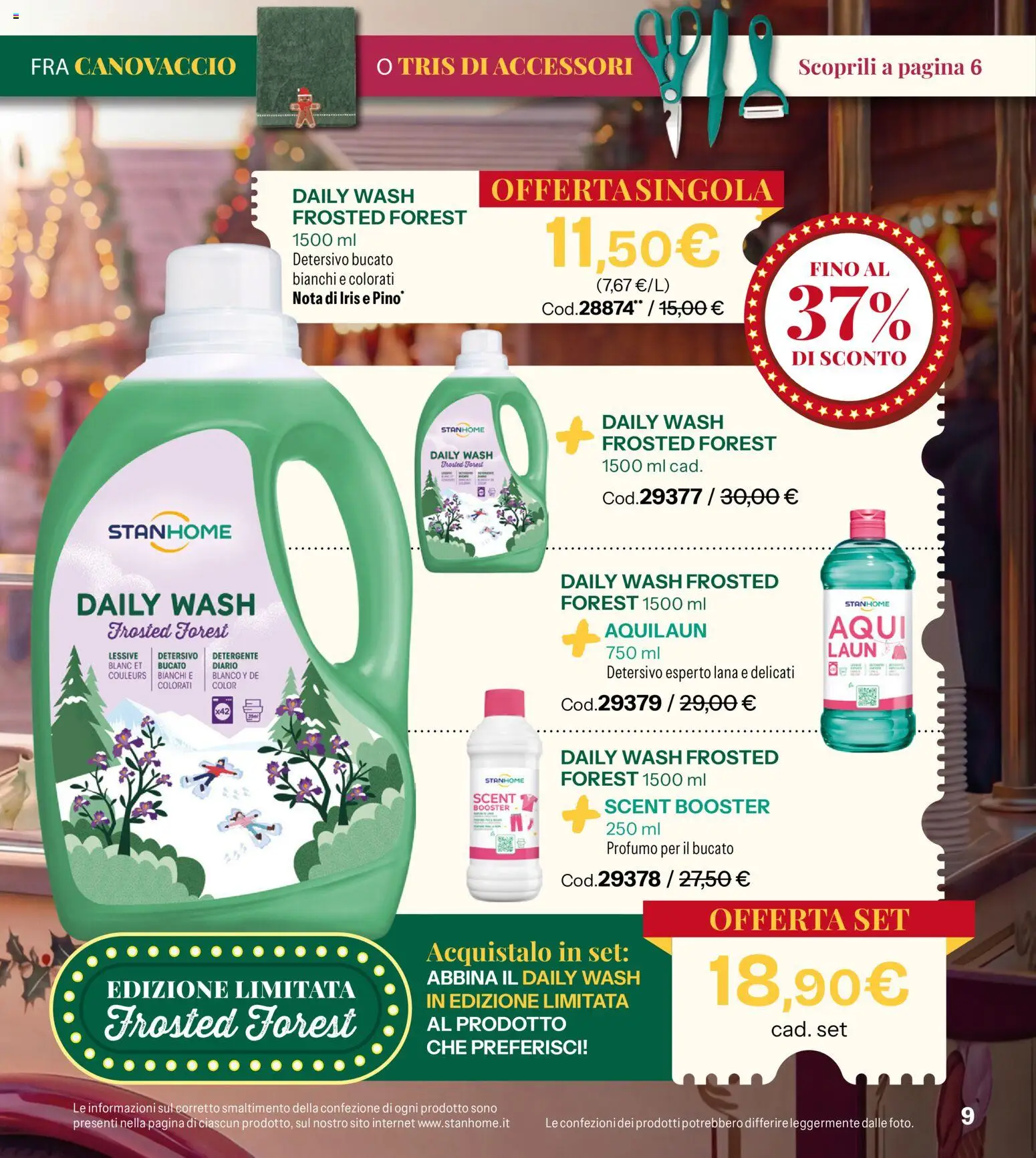 Volantino Stanhome del 27/10/2026 | Pagina: 9 | Prodotti: Detergente, Profumo