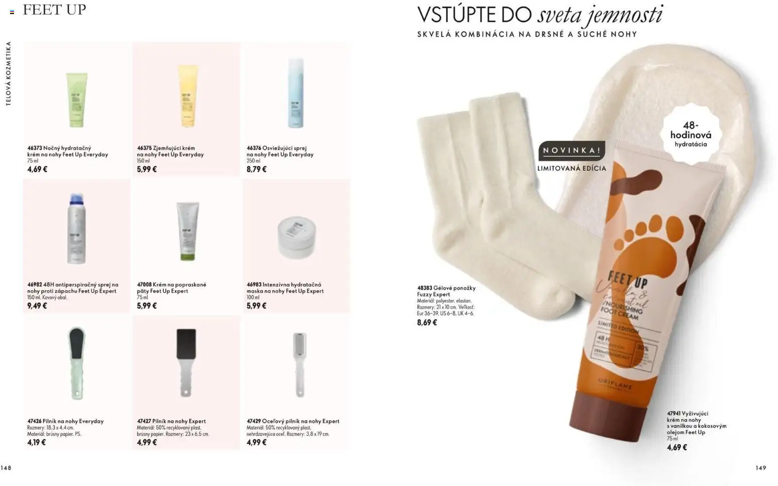 Nové Oriflame akcie – leták je platný od 11.11.2026 | Strana: 75 | Produkty: Maska, Ponožky, Krém