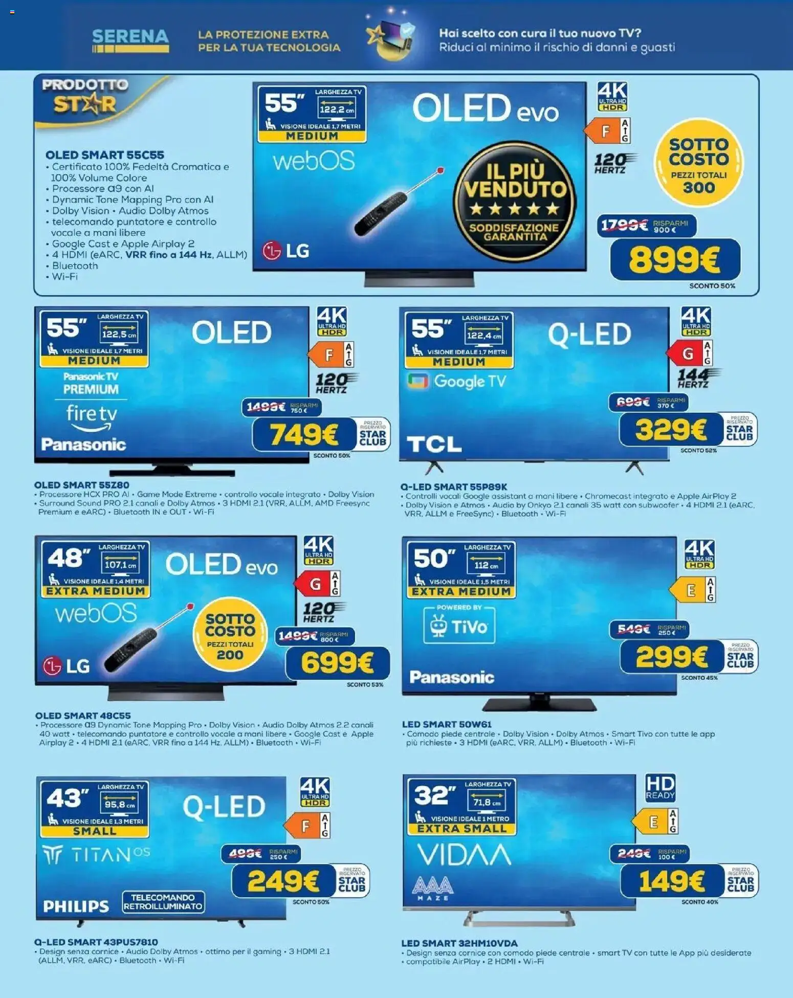 Volantino Euronics del 10/09/2026 | Pagina: 7 | Prodotti: Telecomando, smart TV, TV, Audio