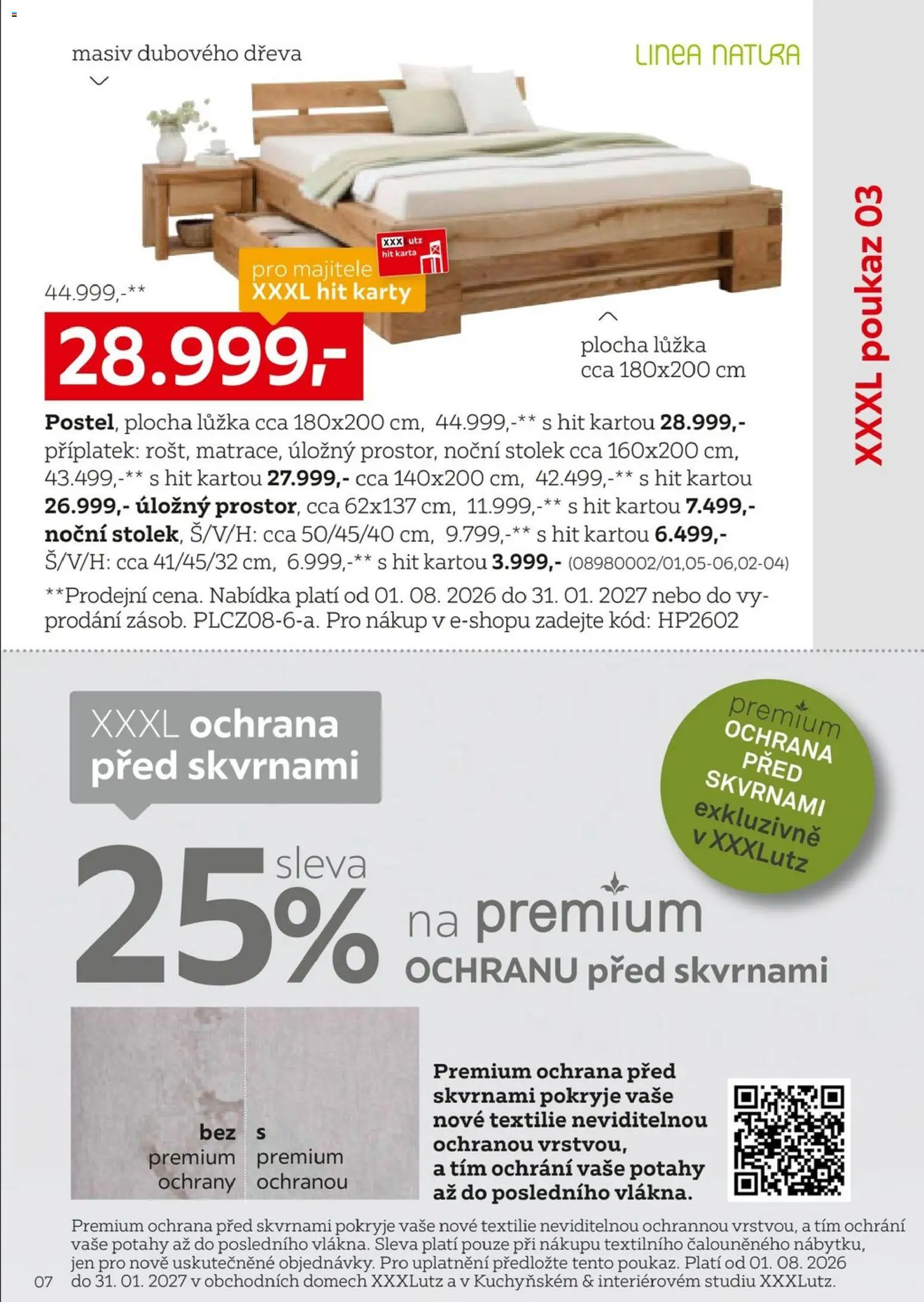 XXXLutz leták - Být věrným zákazníkem se vyplatí od 01.08.2026 | Strana: 7 | Produkty: Noční stolek, Stolek, Karty