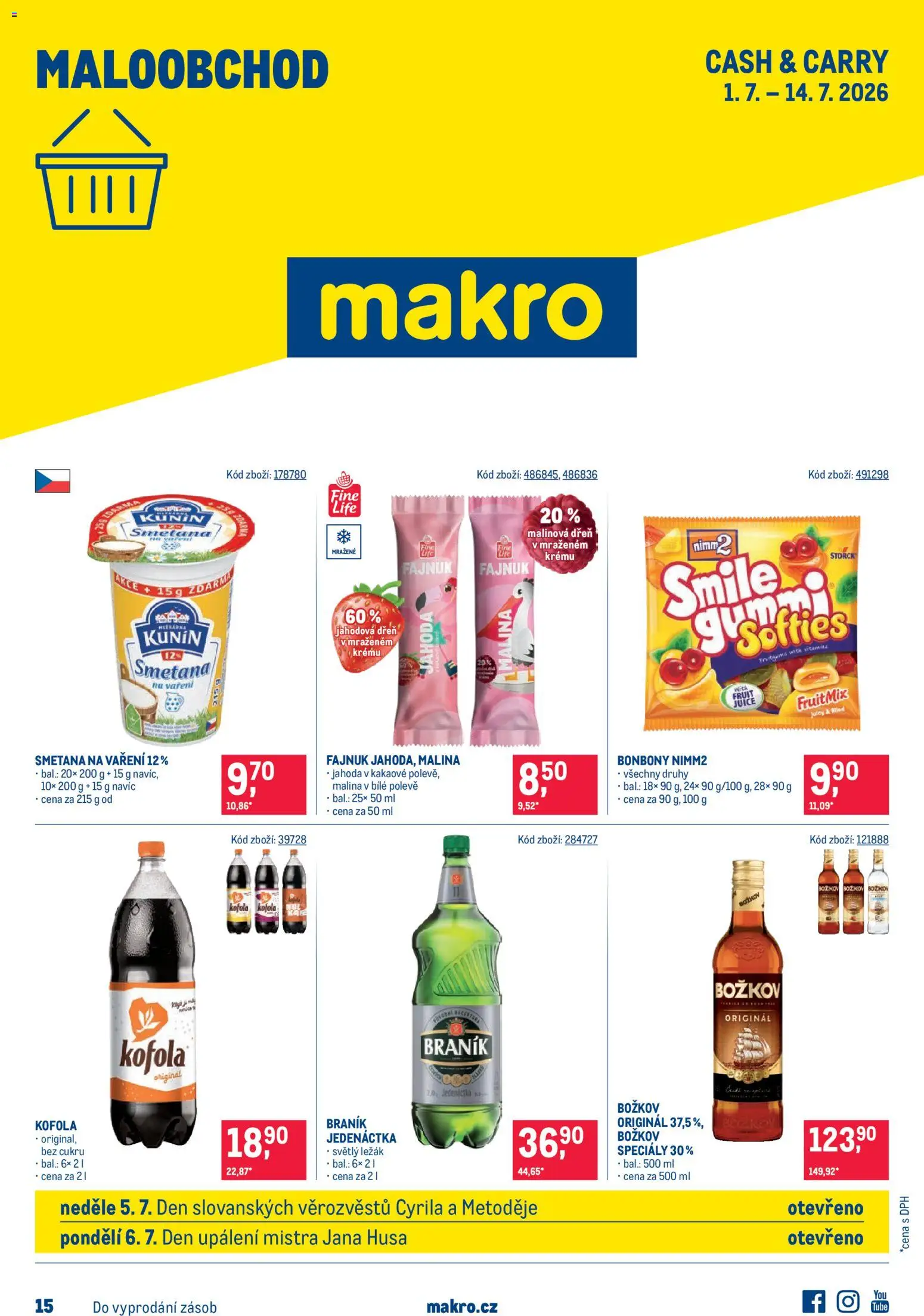 Makro leták - Maloobchod od 01.07.2026 | Strana: 1