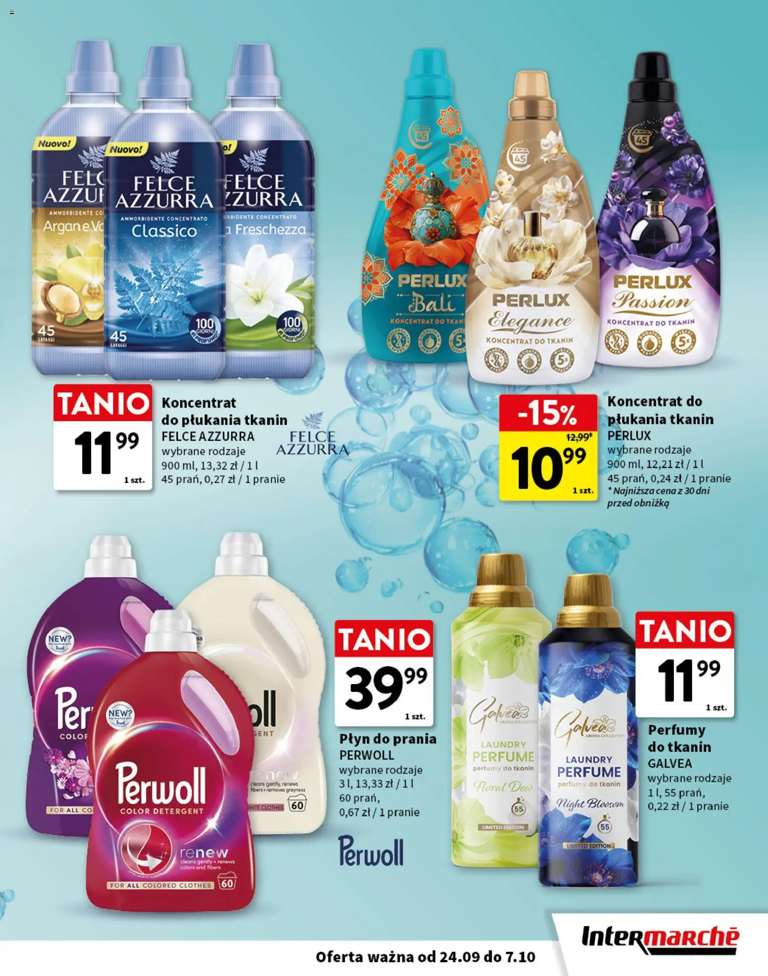 Intermarche gazetka - Pamiętamy o bliskich od 24.09.2026 | Strona: 19 | Produkty: Perwoll, Perfumy, Detergent