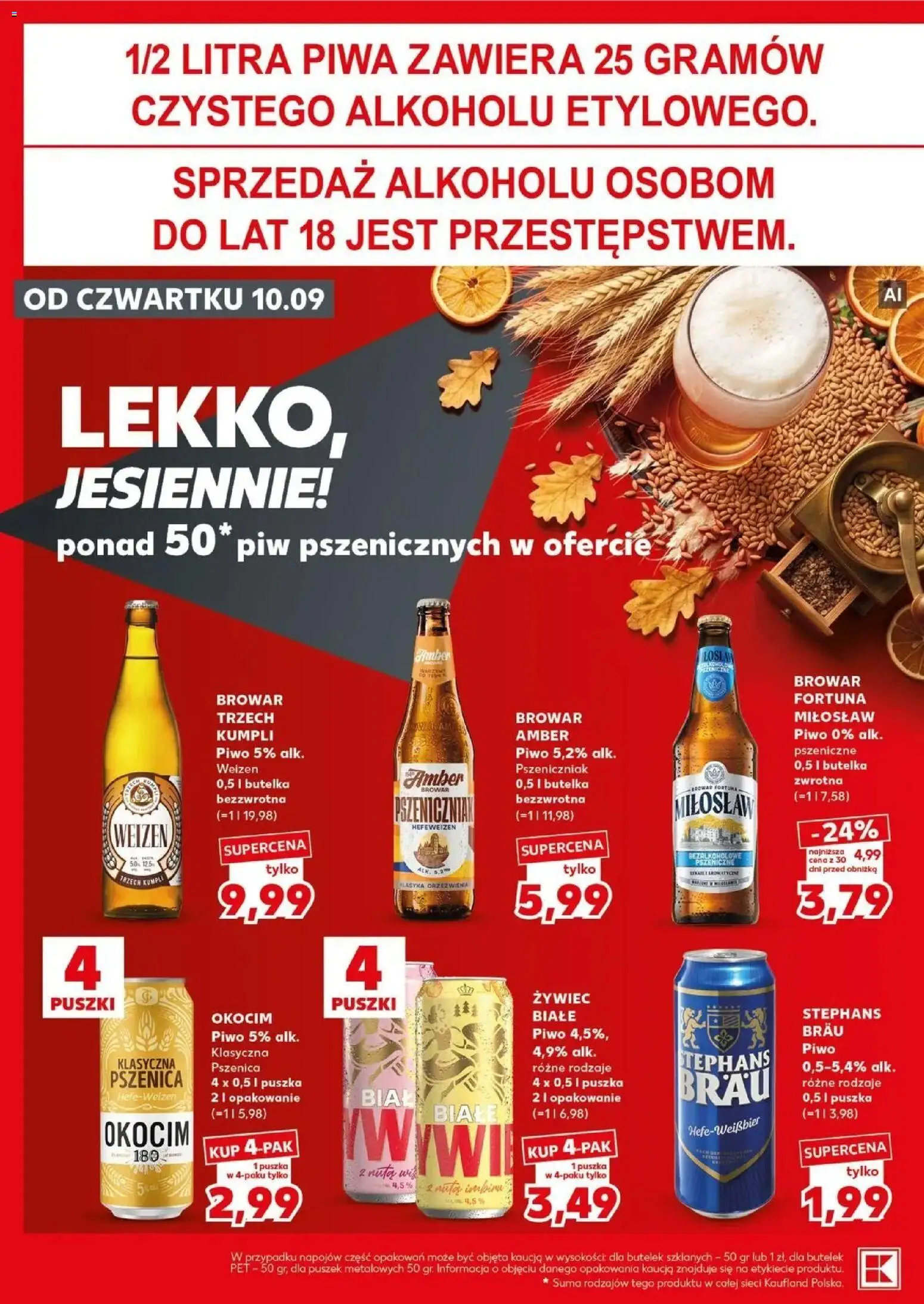 Kaufland gazetka - Super sobota od 12.09.2026 | Strona: 24 | Produkty: Piwo