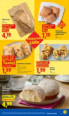 Pogląd oferty "Bułka żytnia z niskim indeksem glikemicznym, Bułka żytnia z niskim indeksem glikemicznym 60 g" - ważna od 05.10.2026 | Strona: 43