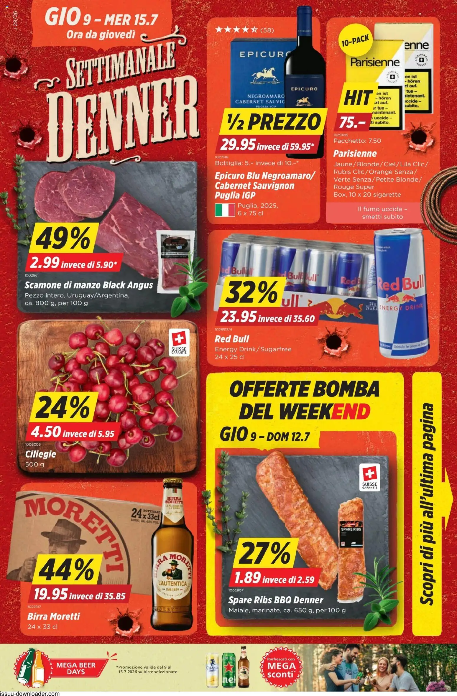 Denner aktionen IT – gültig ab 09.07.2026 | Seite: 1