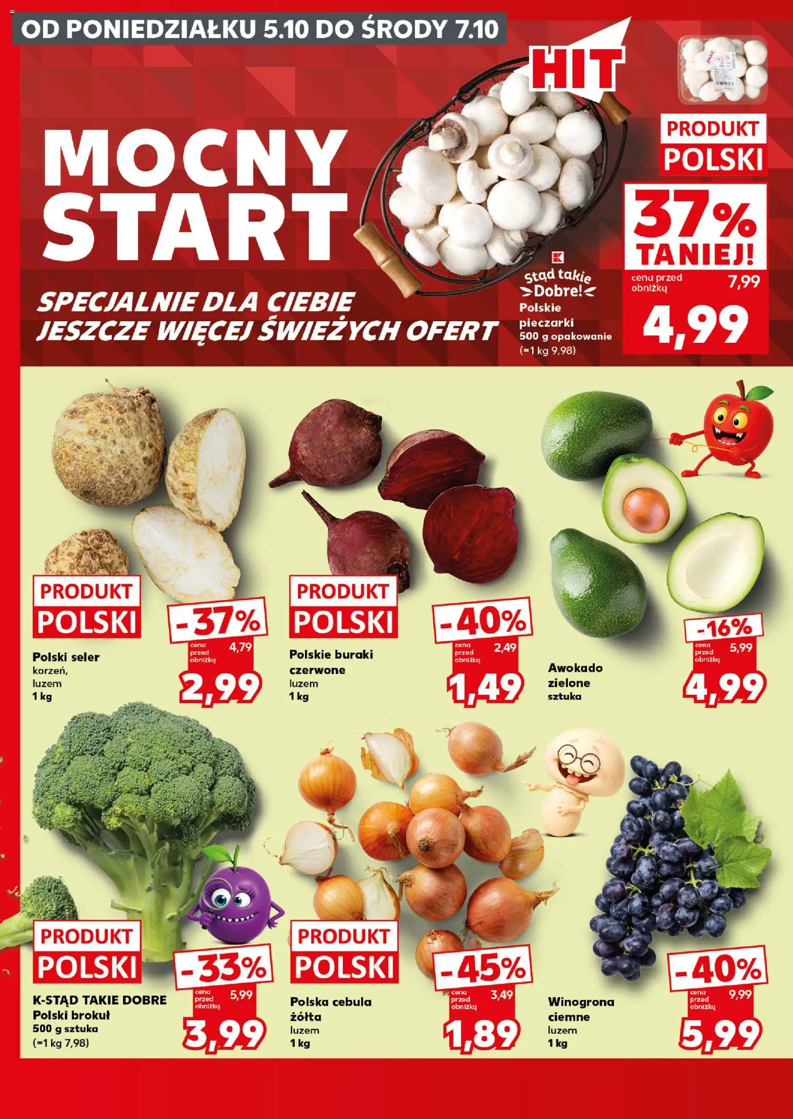 Kaufland Polsko leták - Mocny start od 05.10.2026 | Strana: 2