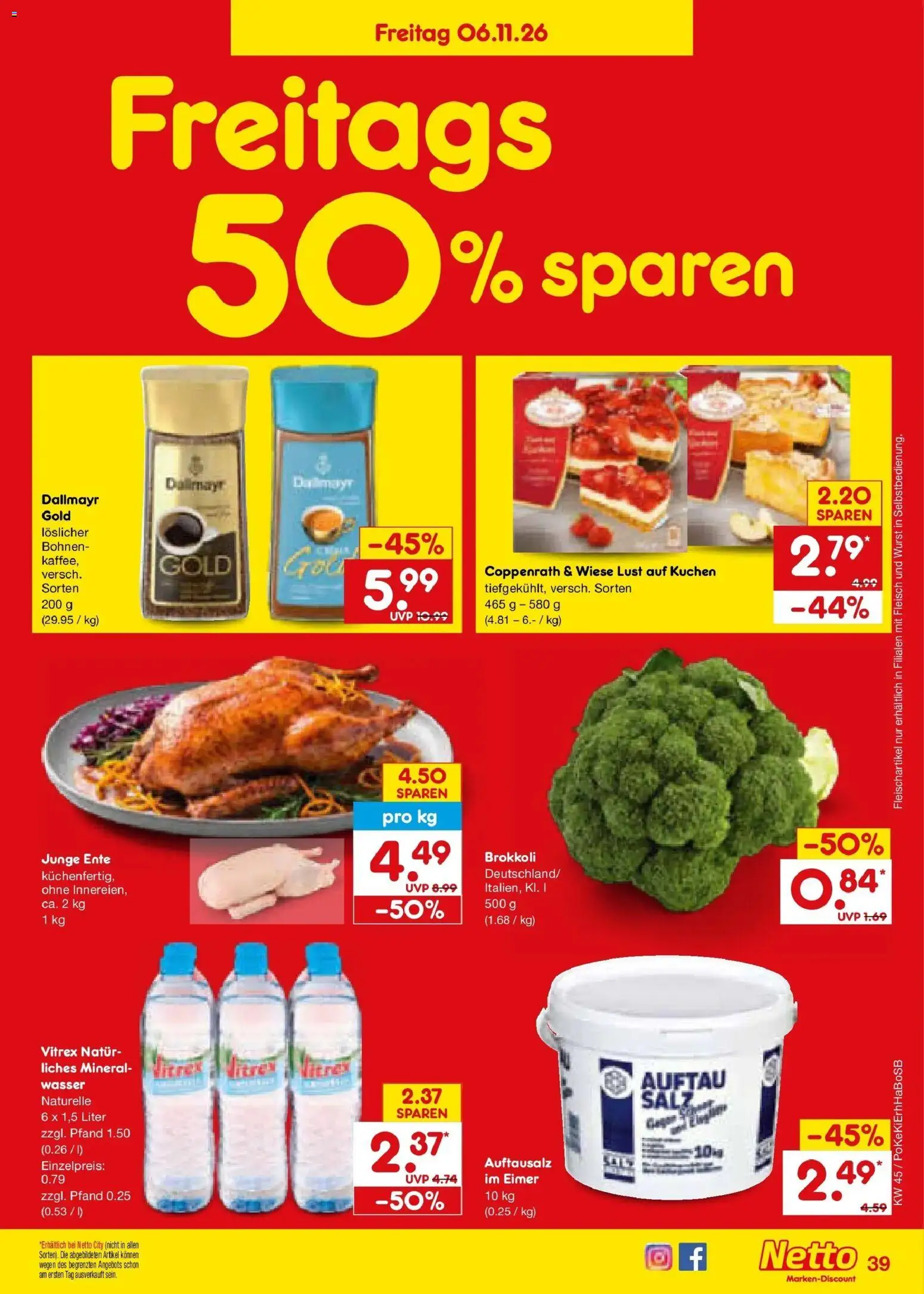 Netto Marken-Discount Prospekt Kruft – gültig ab 02.11.2026 | Seite: 59 | Produkte: Dallmayr, Salz, Wurst, Fleisch