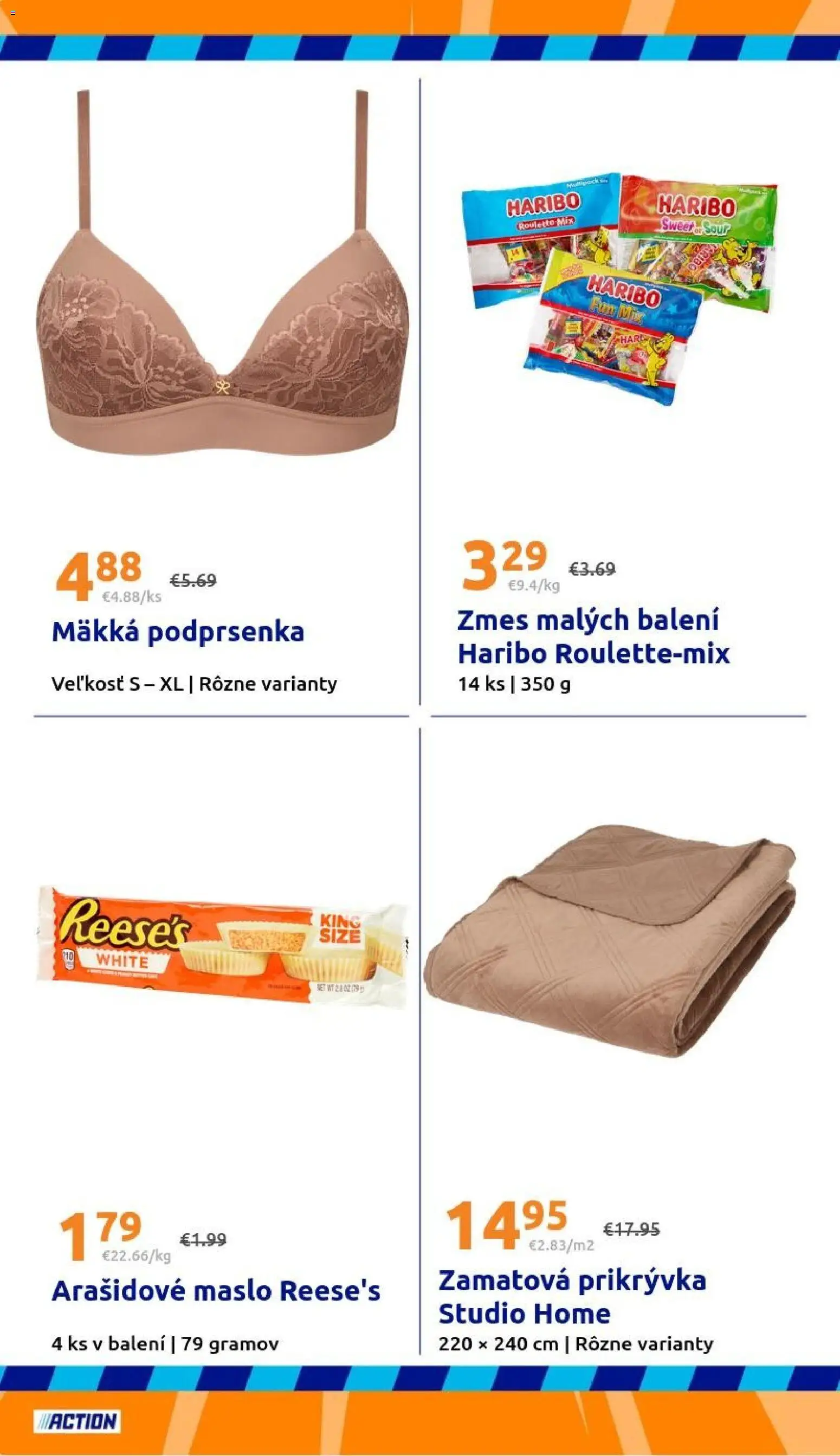 Nové Action akcie – leták je platný od 09.09.2026 | Strana: 24 | Produkty: Maslo, Prikrývka, Arašidové maslo, Podprsenka