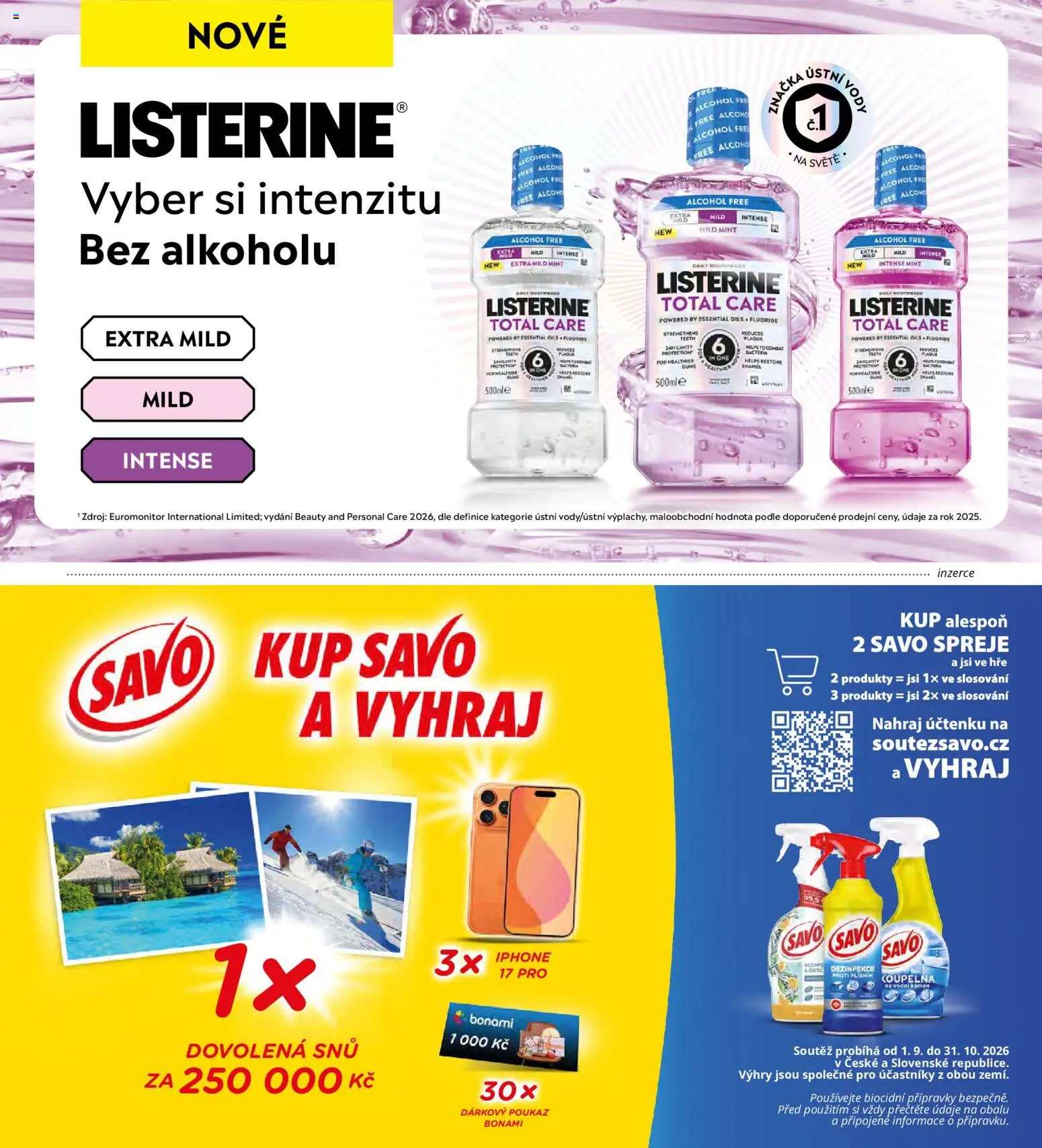 Albert magazín od 01.10.2026 | Strana: 69 | Produkty: Savo, Iphone, Listerine