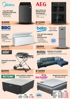 Tafelberg Furnishers specials catalogue – valid from 01.05.2026 | Page: 4 | Products: Freezer, Washing machine, Freezer fridge, Fridge