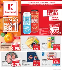 Kaufland HR akciós újság - amely érvényes a következő dátumtól: 2026.10.21.