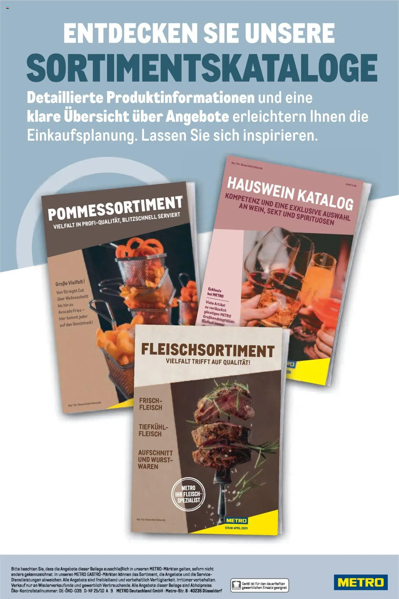 Metro Non Food Sortiment – gültig ab 01.10.2025 | Seite: 170 | Produkte: Sekt, Avocado, Wurst, Fleisch
