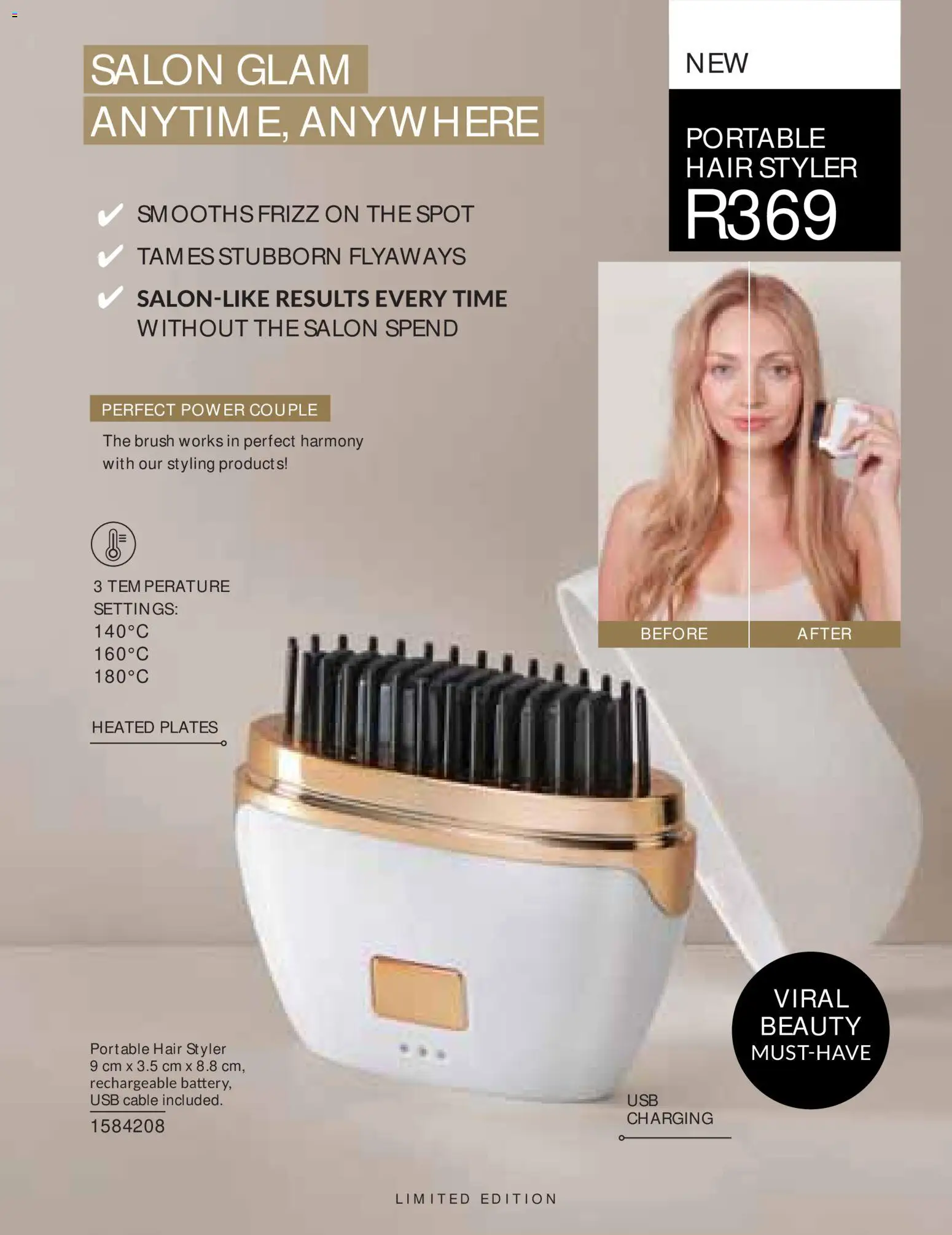 New Avon catalogue – valid from 01/07/2026 | Page: 159 | Products: Cable, USB, Brush