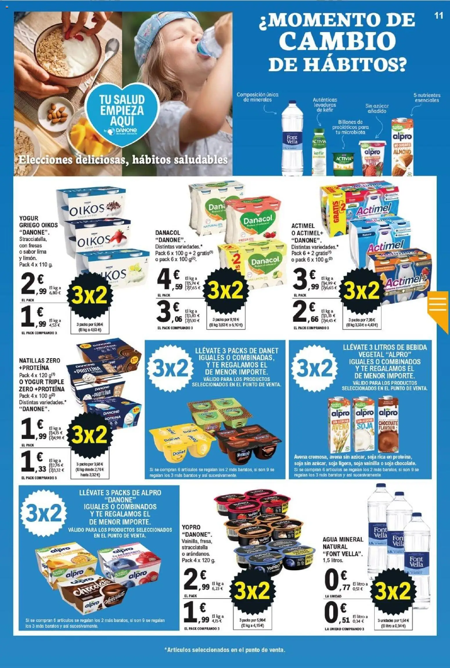 E.Leclerc - Soria │ válido desde el 21/10/2026 | Página: 11 | Productos: Lima, Kéfir, Chocolate, Fresas