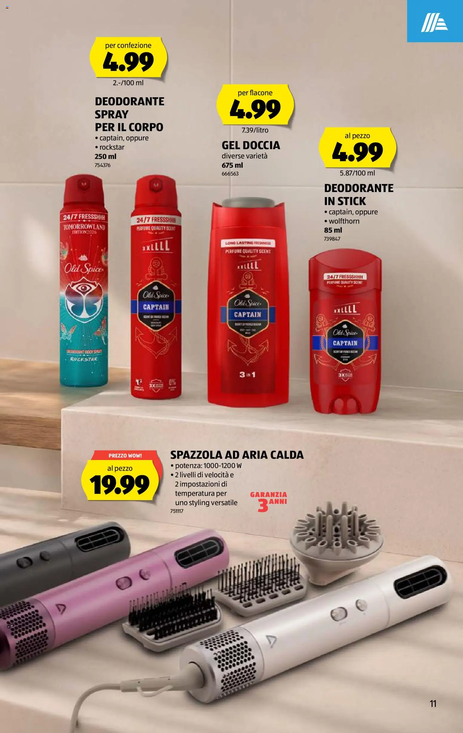 Aldi aktionen IT – gültig ab 22.10.2026 | Seite: 11 | Produkte: Deodorant, Shower Gel