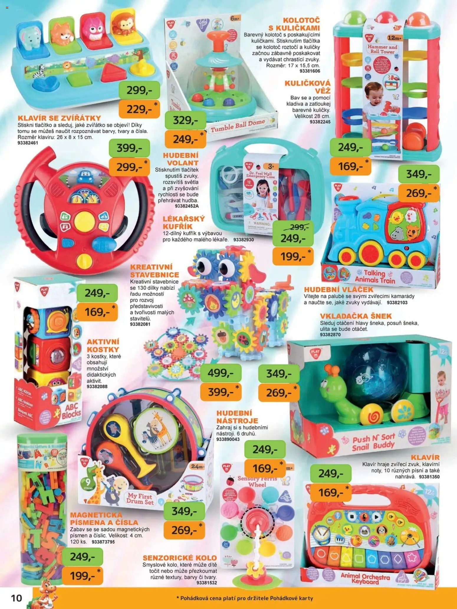 Dráčik katalog - Vánoce od 08.10.2026 | Strana: 10 | Produkty: Stavebnice, Kostky, Karty, Barvy