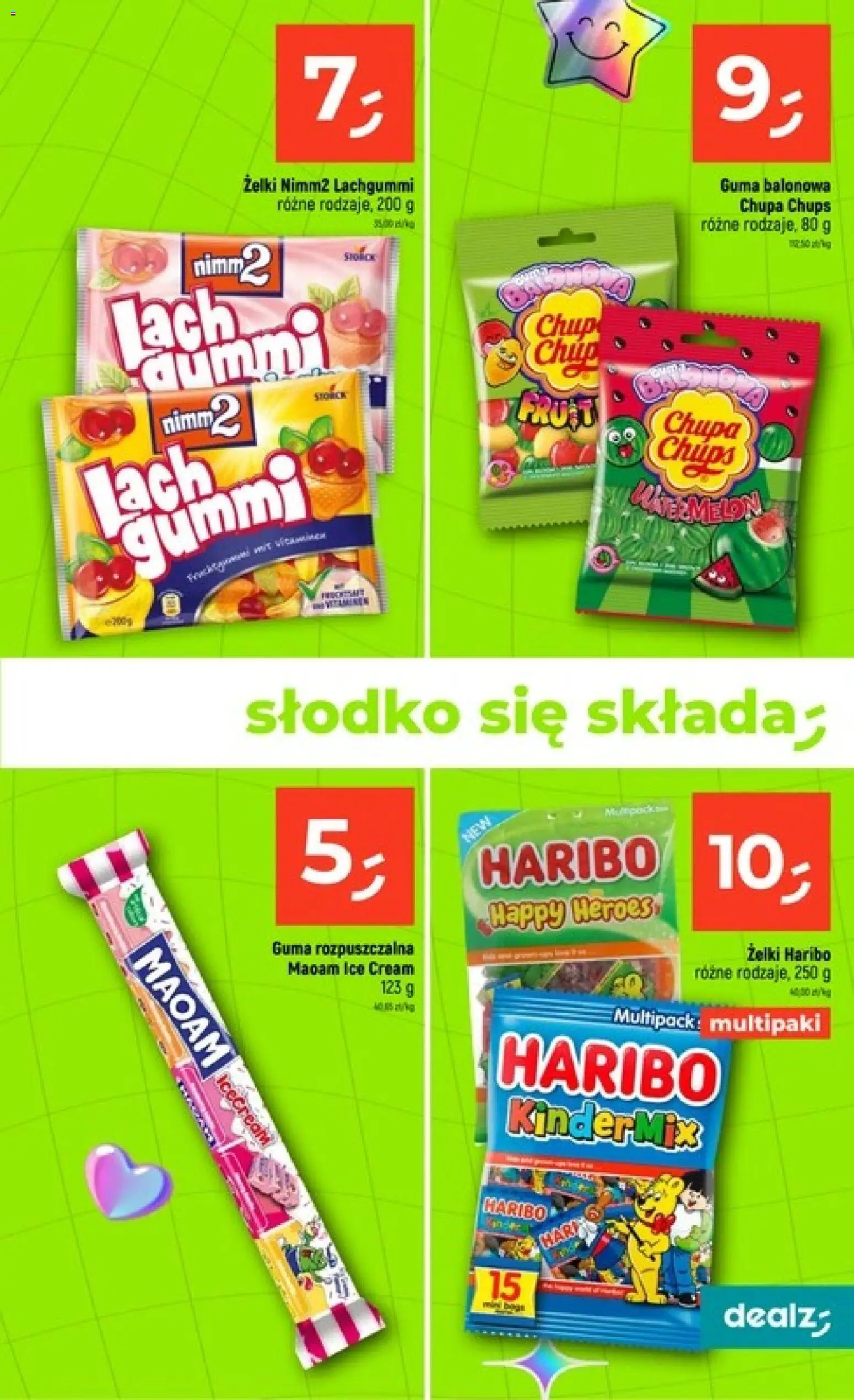 Dealz gazetka - Szkolne Mega Ceny od 06.08.2026 | Strona: 15 | Produkty: Żelki haribo, Żelki