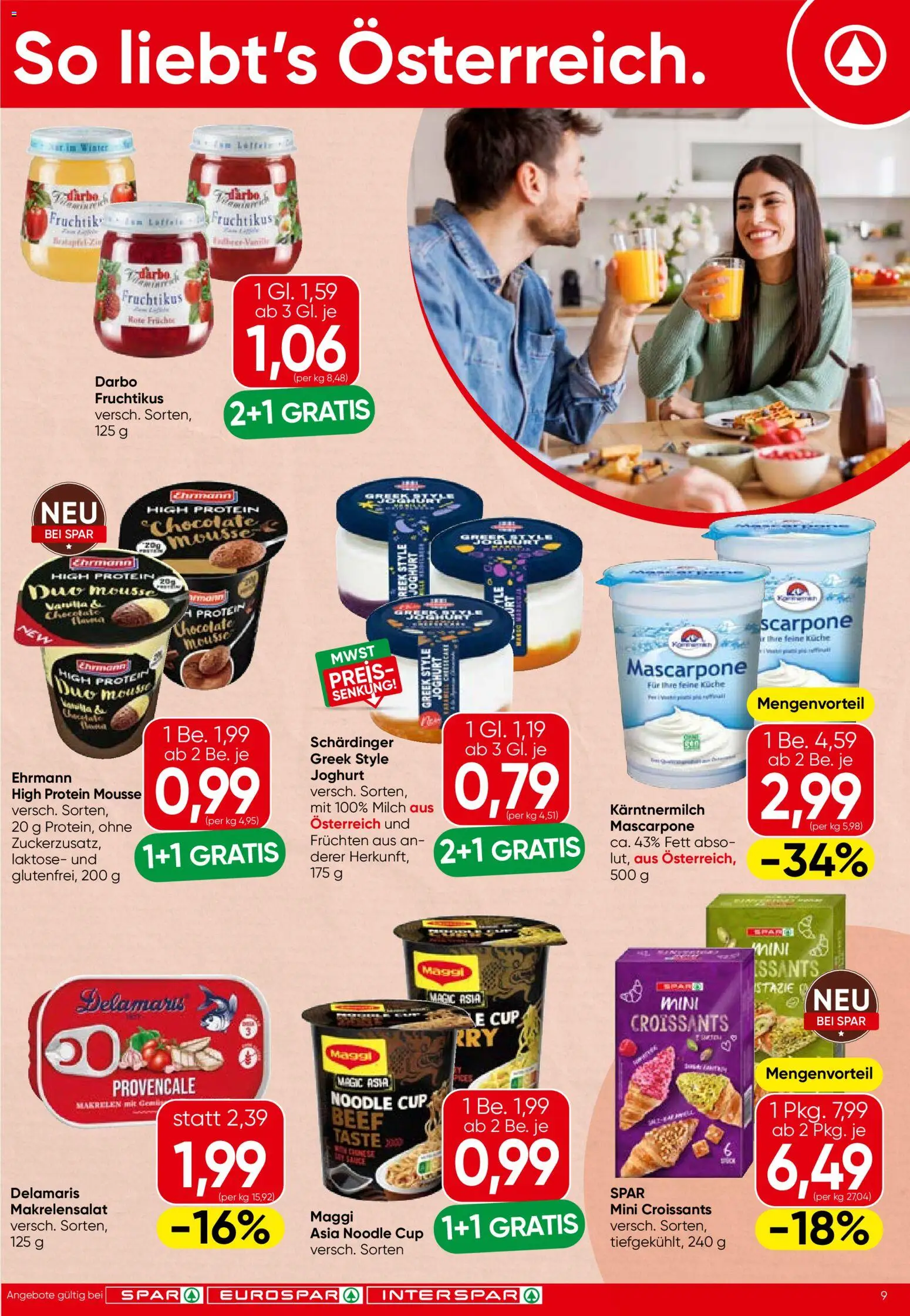 Spar Flugblatt gültig ab 15.10.2026 | Seite: 9