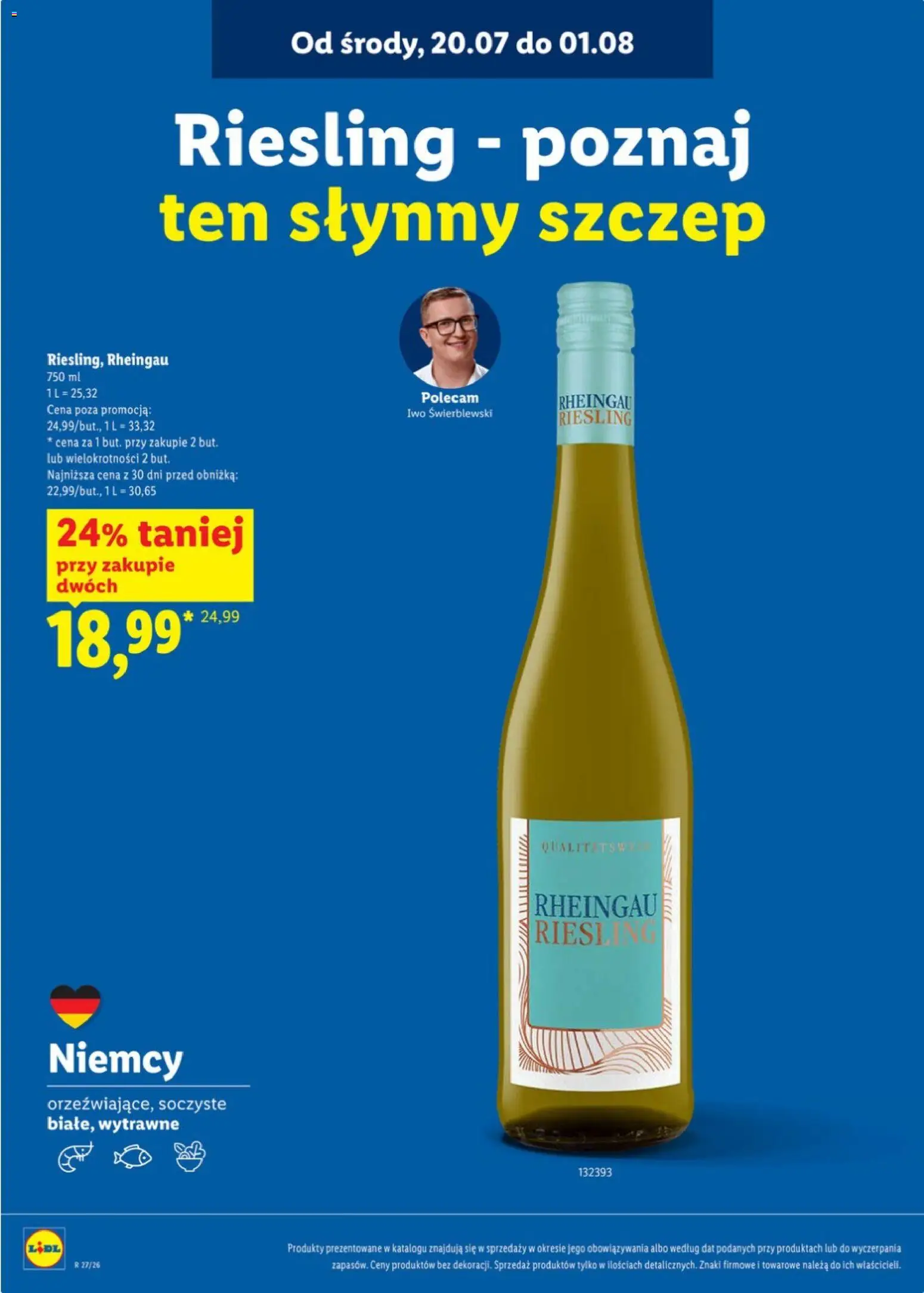Lidl Katalog karta win od 29.06.2026 | Strona: 16 | Produkty: Riesling