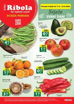 Ribola Svježa ponuda - Pregled kataloga iz trgovine Ribola, vrijedi od 17.06.2026