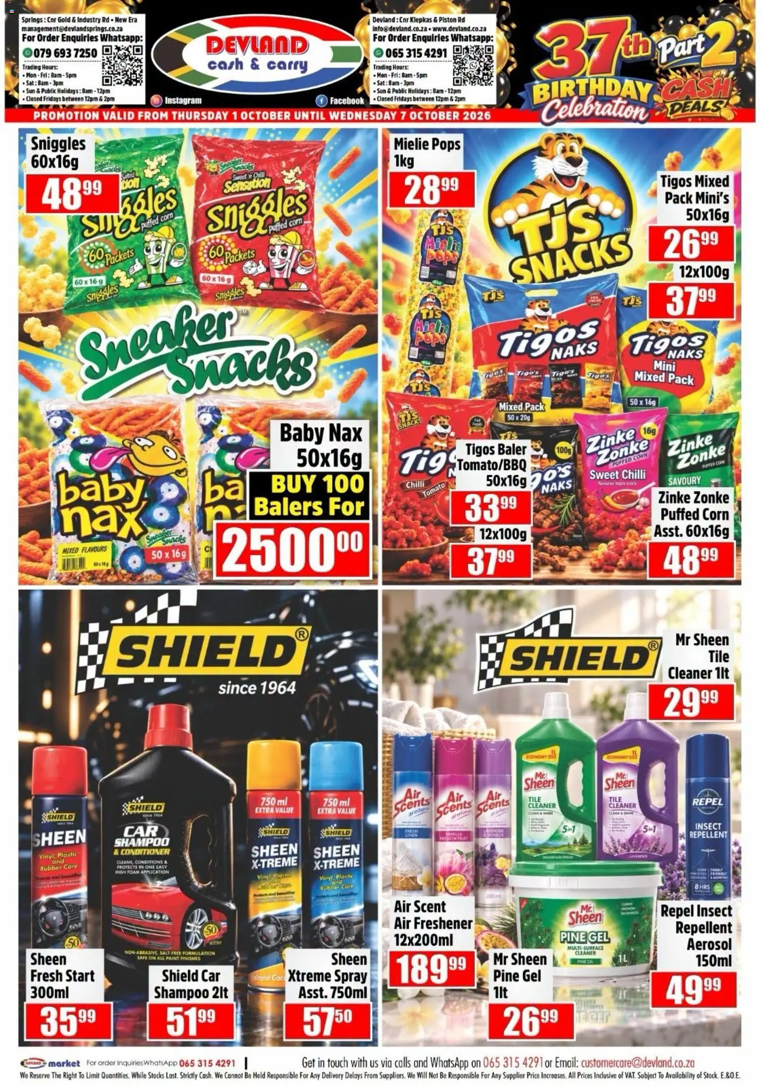 New Devland catalogue – valid from 01/10/2026 | Page: 5 | Products: Corn, Paint, Shampoo, Chilli