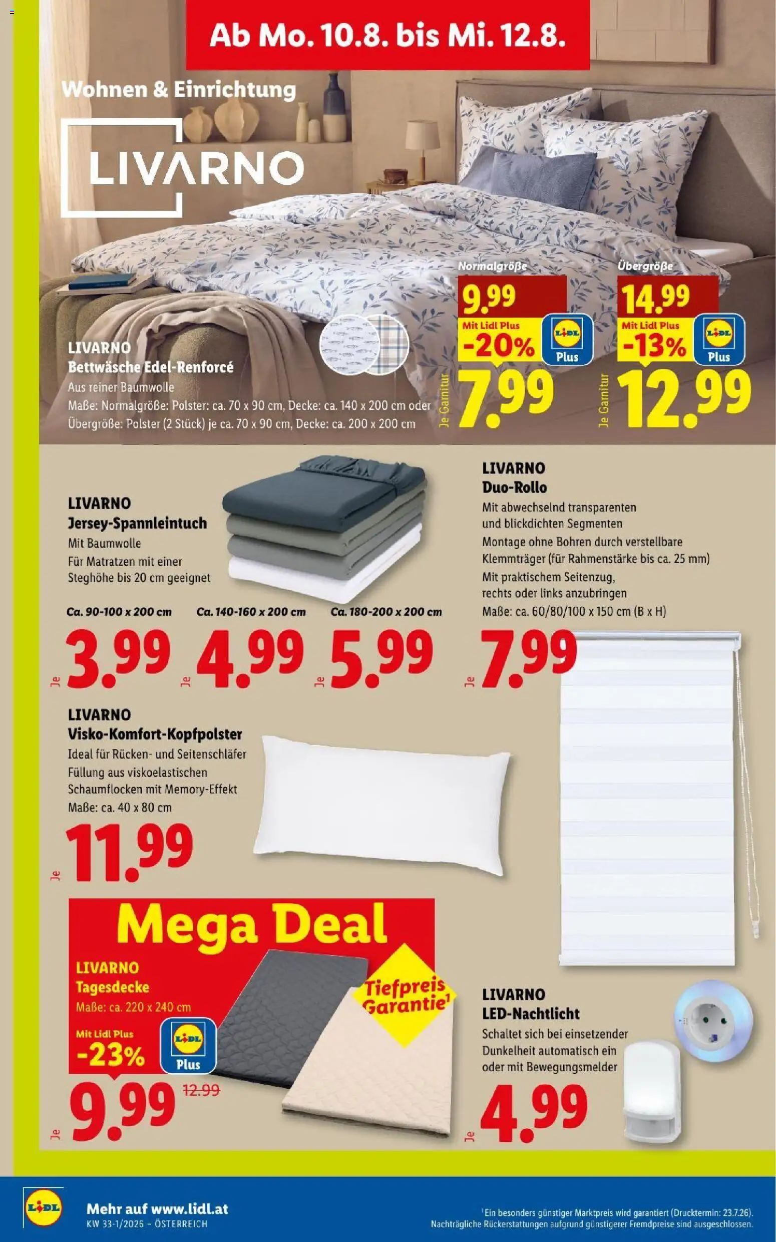 Lidl - Flugblatt gültig ab 06.08.2026 | Seite: 37 | Produkte: Decke