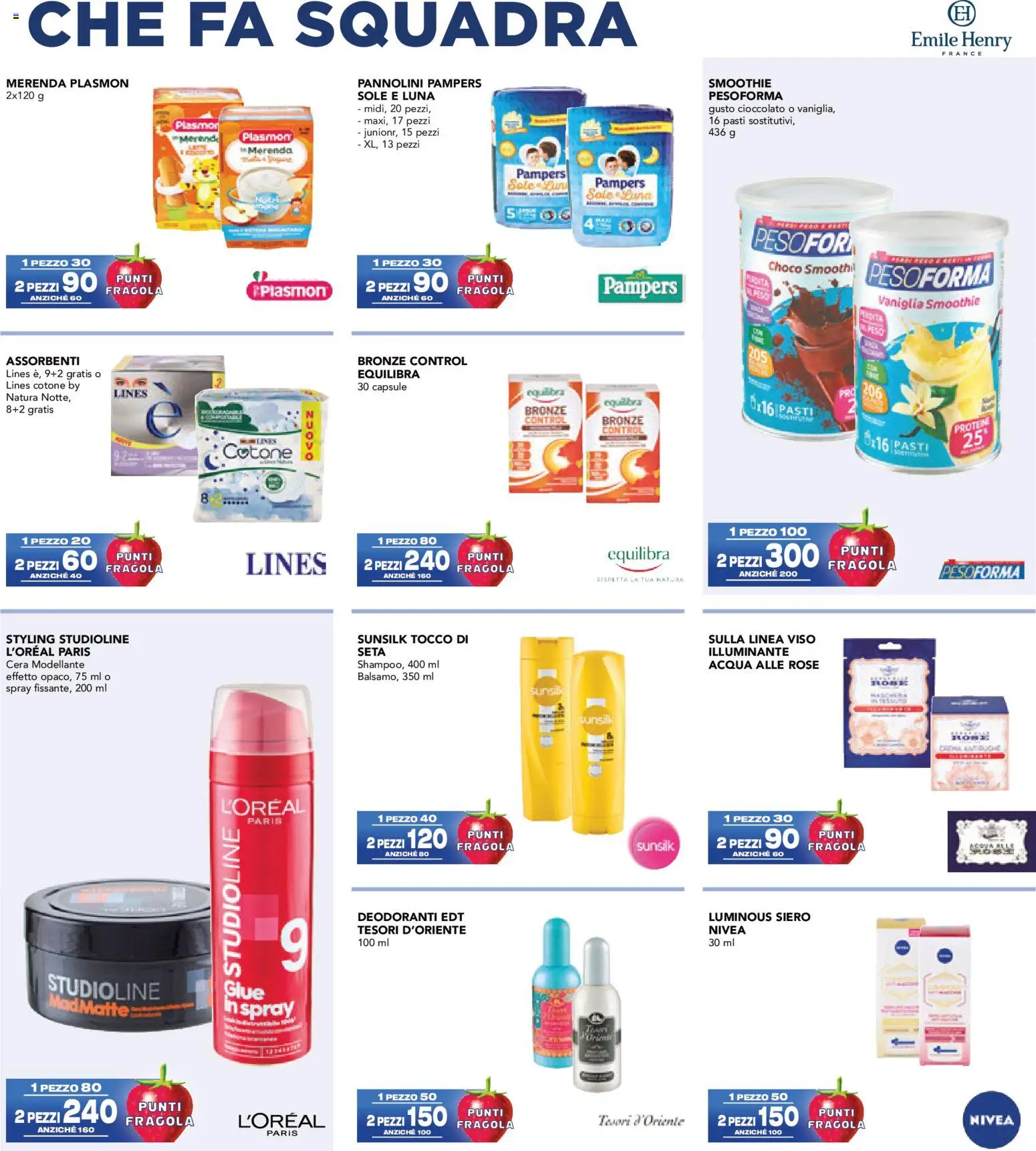 Volantino Esselunga S del 18.05.2026 | Pagina: 11 | Prodotti: Pannolini, Cioccolato, Acqua, Pampers