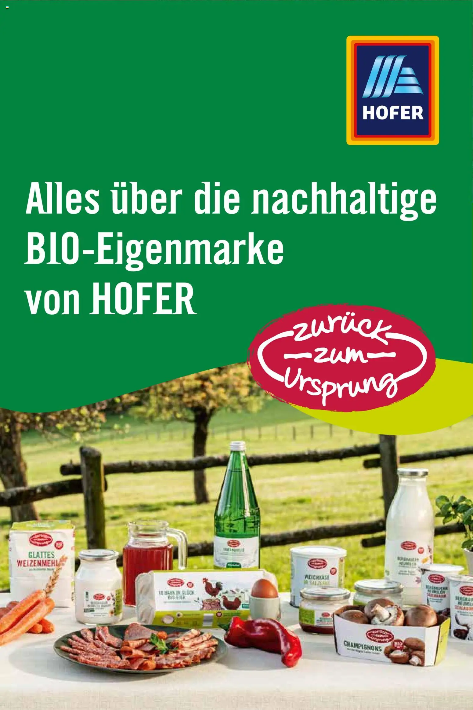 Hofer Alles über die nachhaltige Bio-Eigenmarke von HOFER. gültig ab 01.05.2026 | Seite: 1