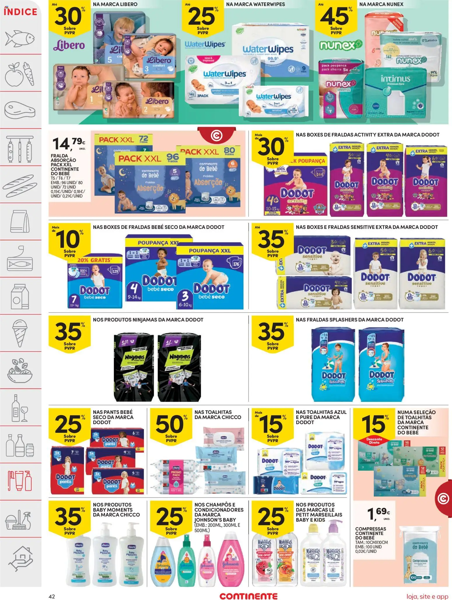 Continente folheto │ válido de 01/09/2026 | Página: 42 | Produtos: Fraldas