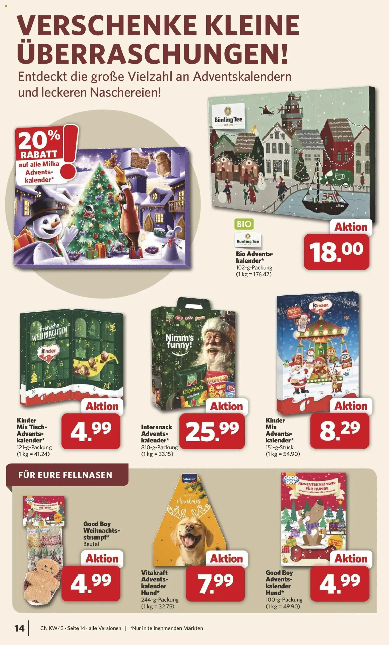 Combi Prospekt Celle (ab 19.10.2026) zum Blättern | Seite: 14 | Produkte: Tisch, Milka, Tee