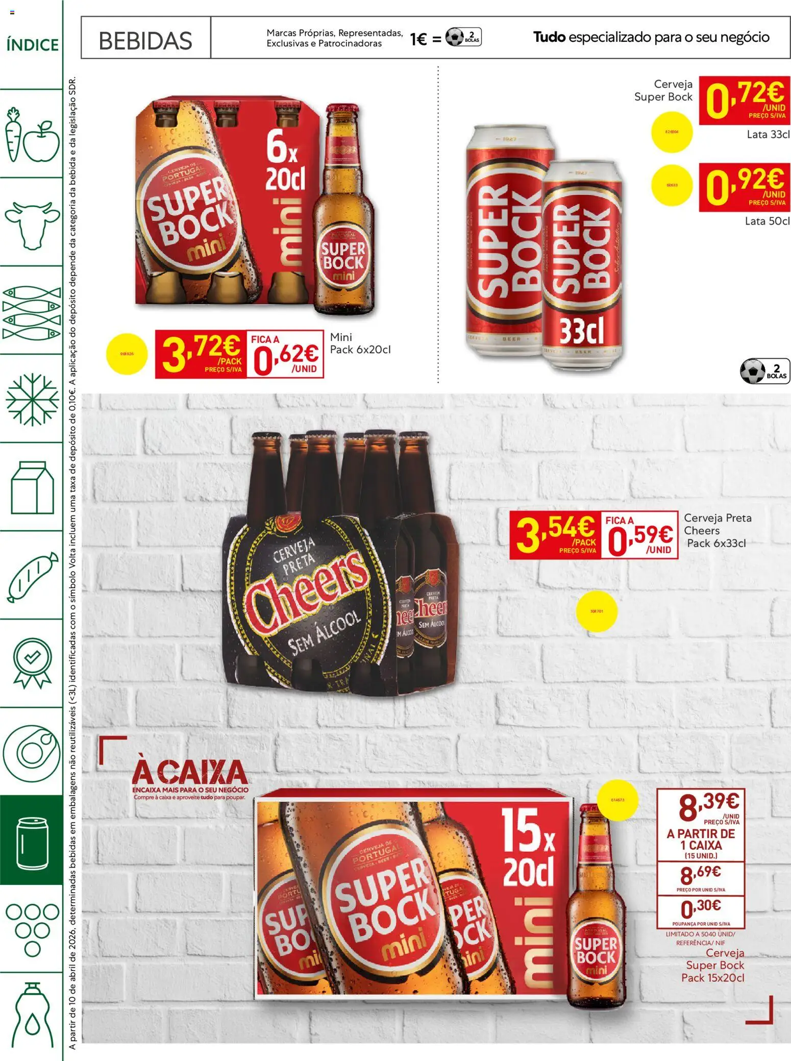 Recheio Horeca Madeira │ válido de 05.05.2026 | Página: 30 | Produtos: Super bock, Caixa, Cerveja, Bebida