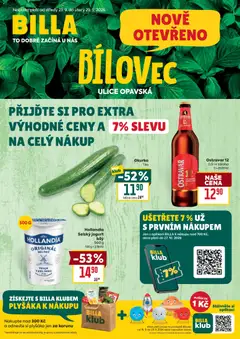 Náhled letáku Billa leták - Bílovec od 23.09.2026
