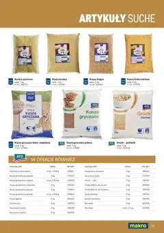 Pogląd oferty "Makro gazetka - Produktów marek własnych dla profesjonalnej Gastronomii" - ważna od 01.03.2026 | Strona: 73 | Produkty: Groch, Kasza, Kuskus, Soczewica