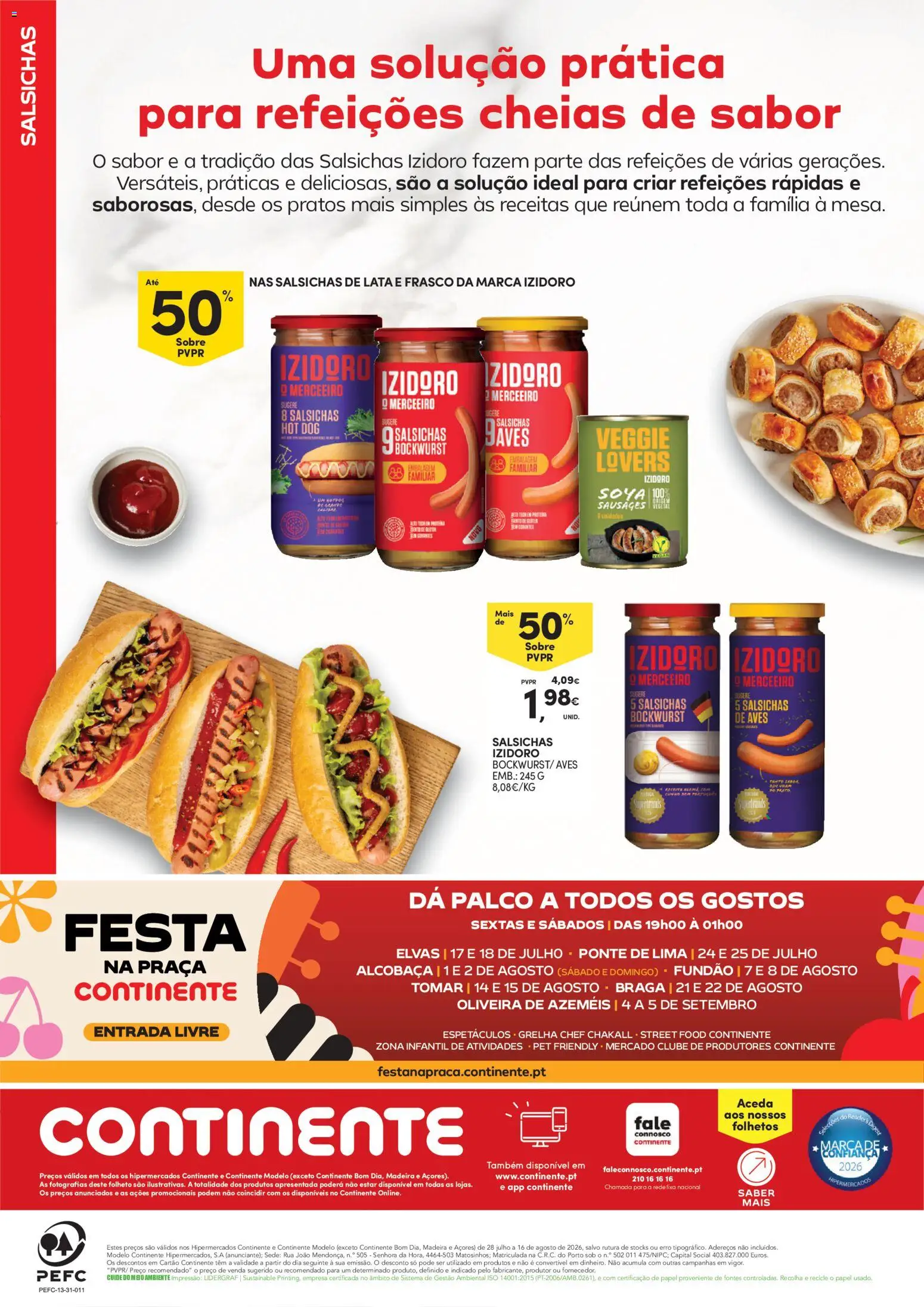 Continente Petiscos │ válido de 28/07/2026 | Página: 12 | Produtos: Pratos
