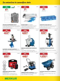 Merkur katalog akcije – veljaven od 05.08.2026 | Stran: 24 | Izdelki: Teza, Samokolnica, Krožna žaga