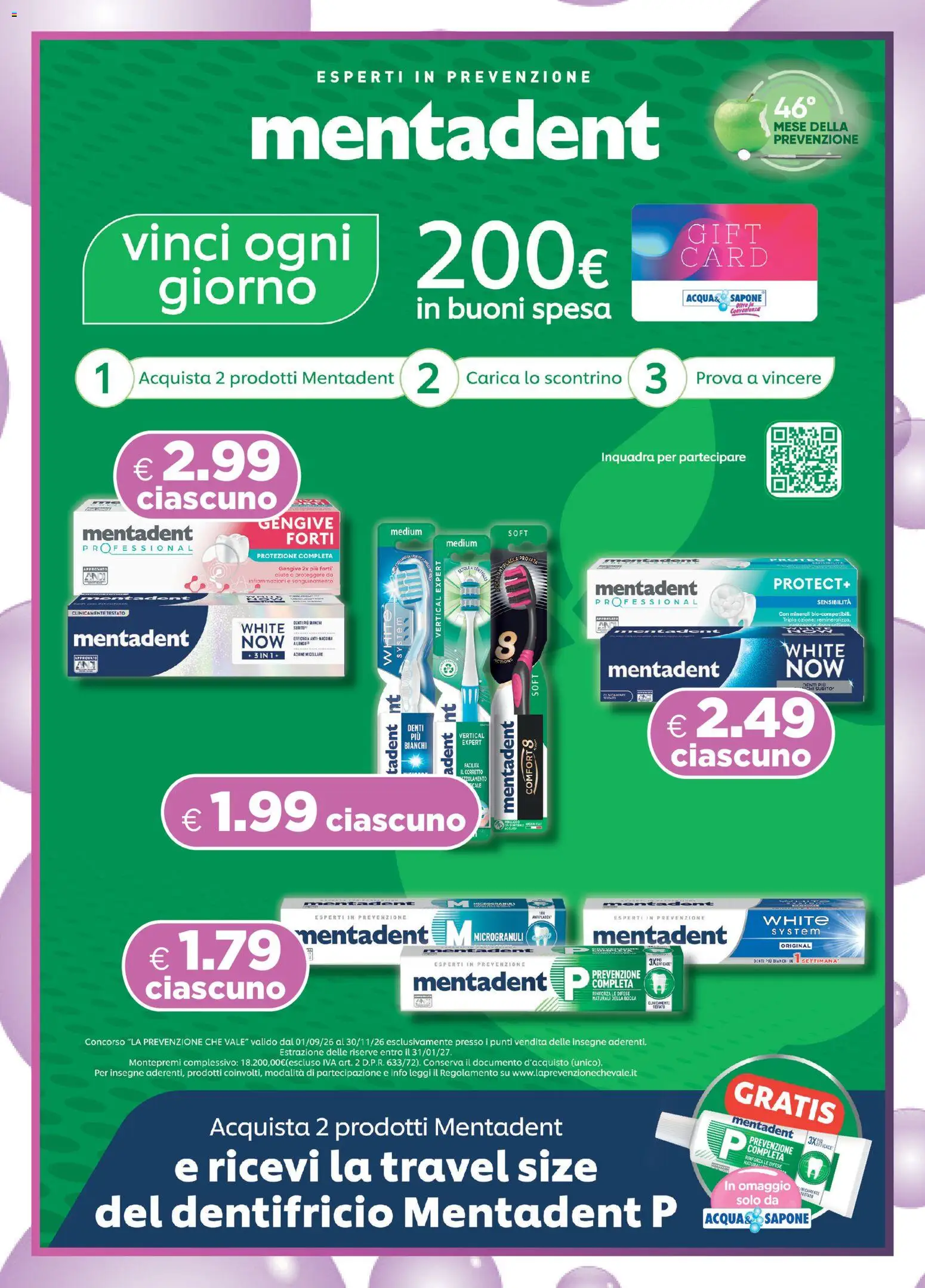 Volantino Acqua e Sapone del 11/10/2026 | Pagina: 16 | Prodotti: Sapone, Dentifricio