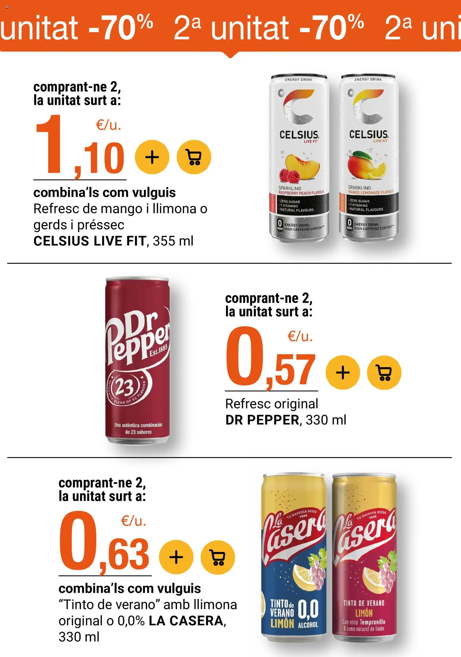 Bonpreu folleto │ válido desde el 25/08/2026 | Página: 54 | Productos: Zumo, Mango, Alcohol, Gaseosa