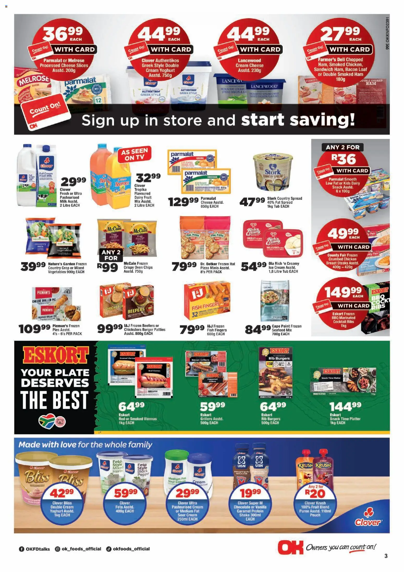 New OK Foods catalogue – valid from 23/09/2026 | Page: 3