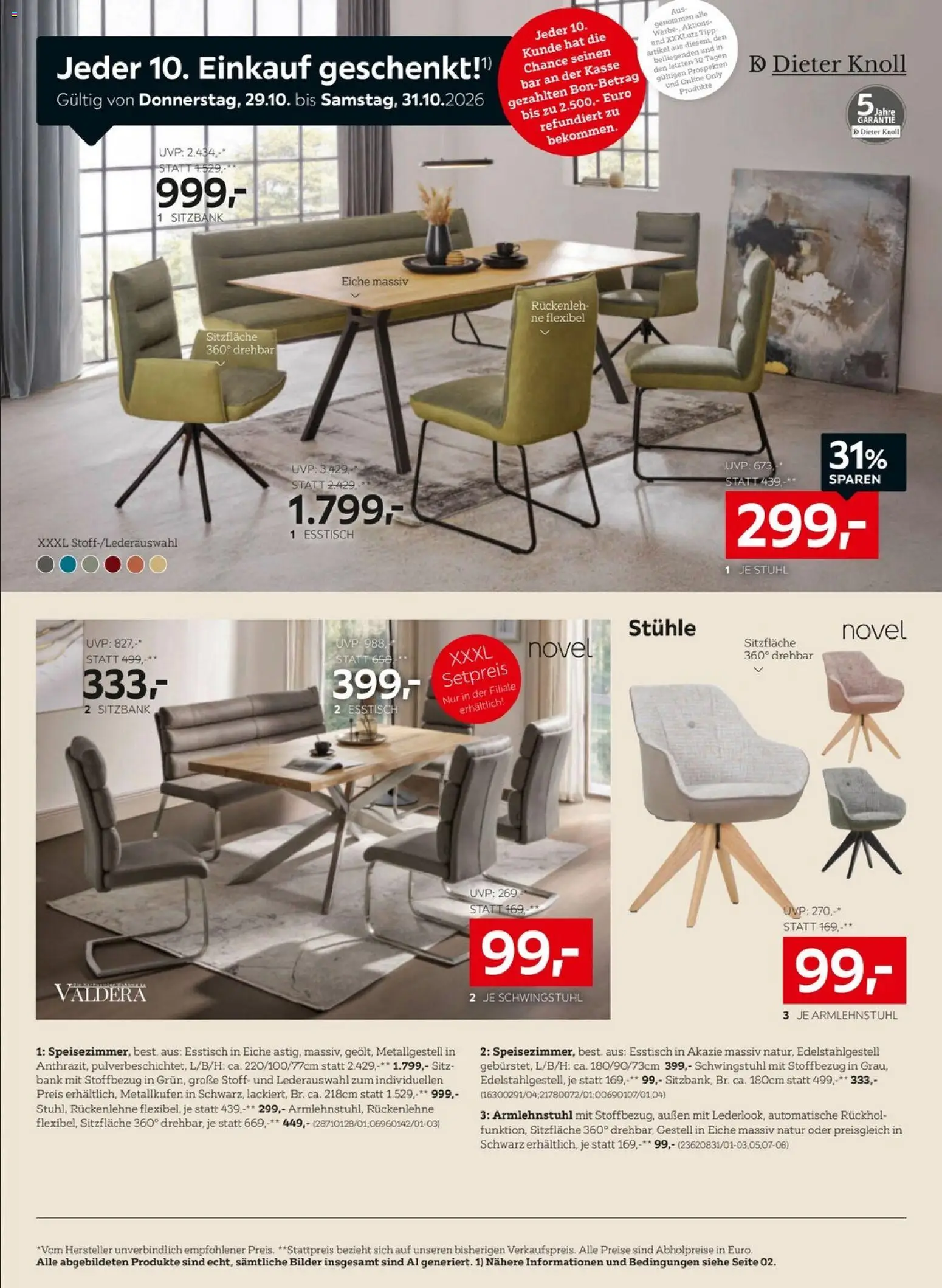 XXXLutz - Black Friday gültig ab 27.10.2026 | Seite: 7 | Produkte: Stuhl