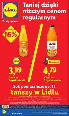 Pogląd oferty "Sok 100 % Pomarańcza, Sok 100 % Pomarańcza" - ważna od 30.07.2026 | Strona: 8 | Produkty: Sok