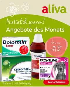 Aliva ab 05.05.2026 gültig