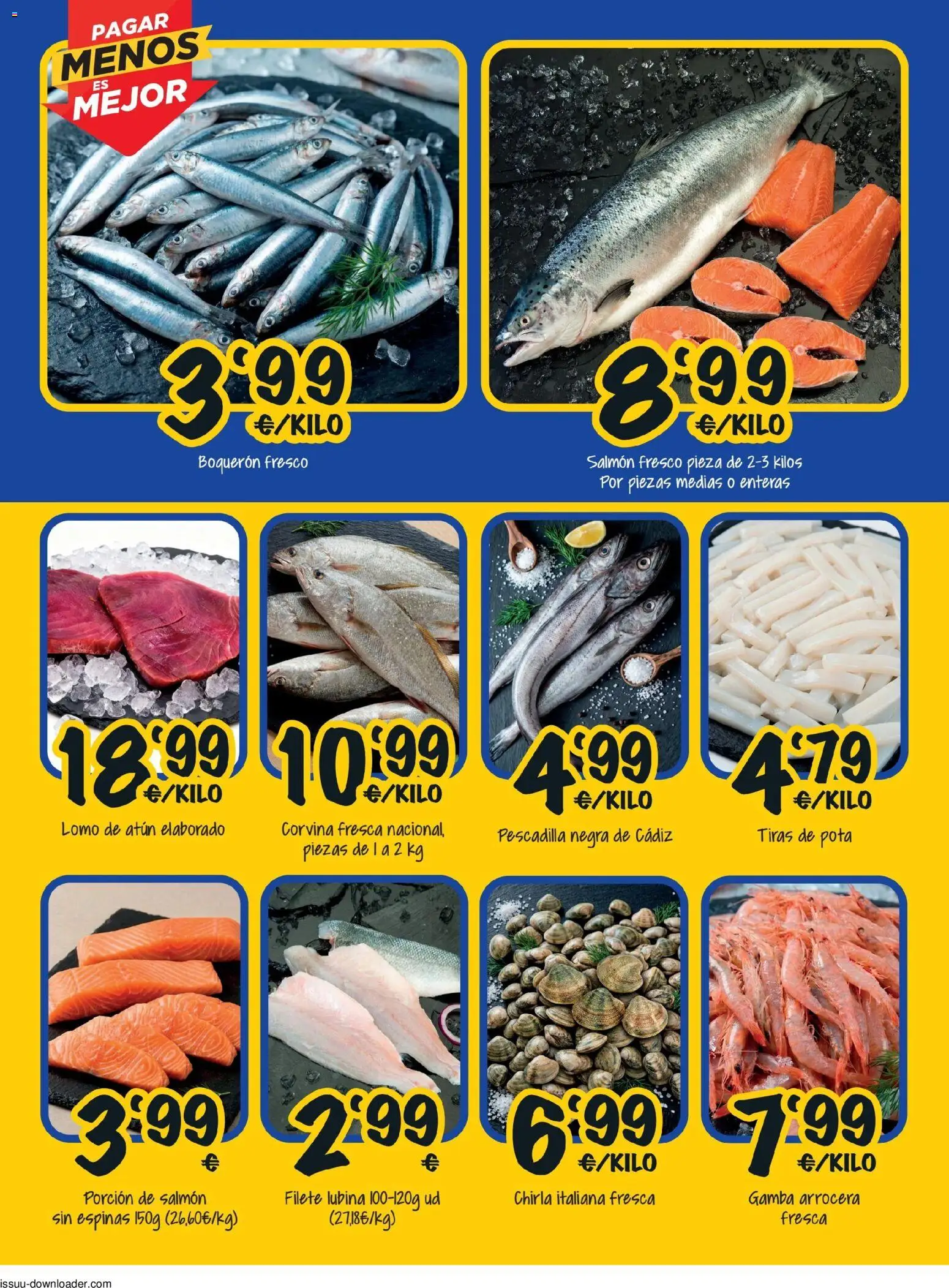 Cash Fresh folleto Viso del Alcor │ válido desde el 06/08/2026 | Página: 4 | Productos: Atún, Salmón, Filete, Gamba