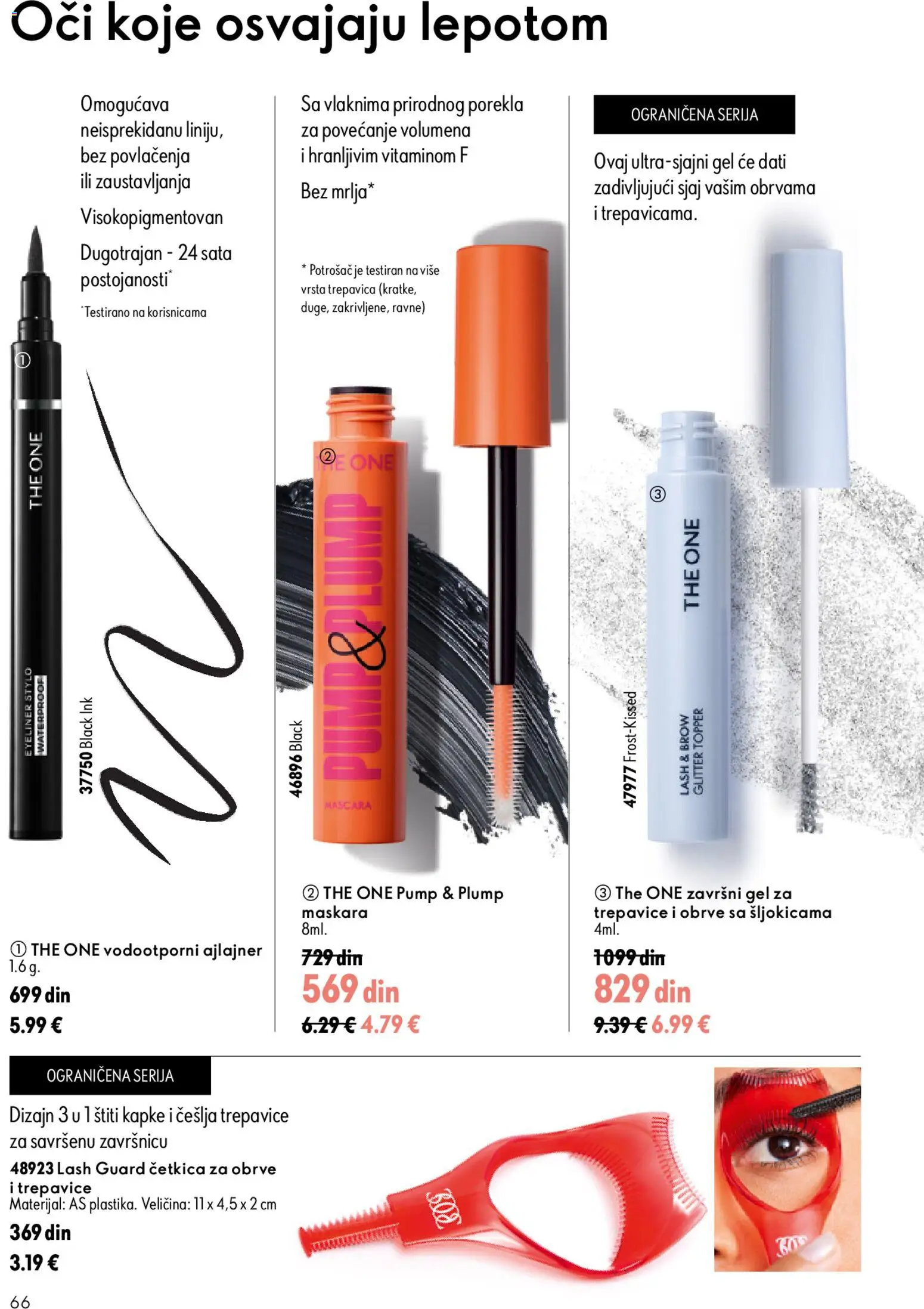Oriflame katalog - važi od 26.08.2026 | Strana: 66 | Proizvode: Maskara, Ajlajner