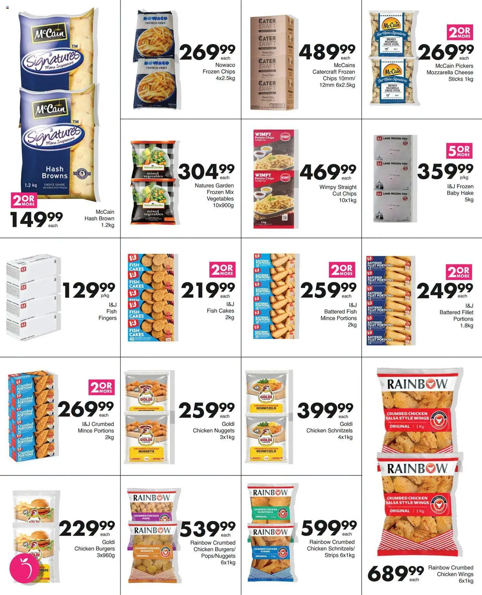 New Save catalogue – valid from 12/10/2026 | Page: 3 | Products: Cheese sticks, Cheese, Vegetables, Mozzarella