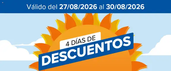 Vista previa Costco 4 días de descuentos válido desde el 27/08/2026