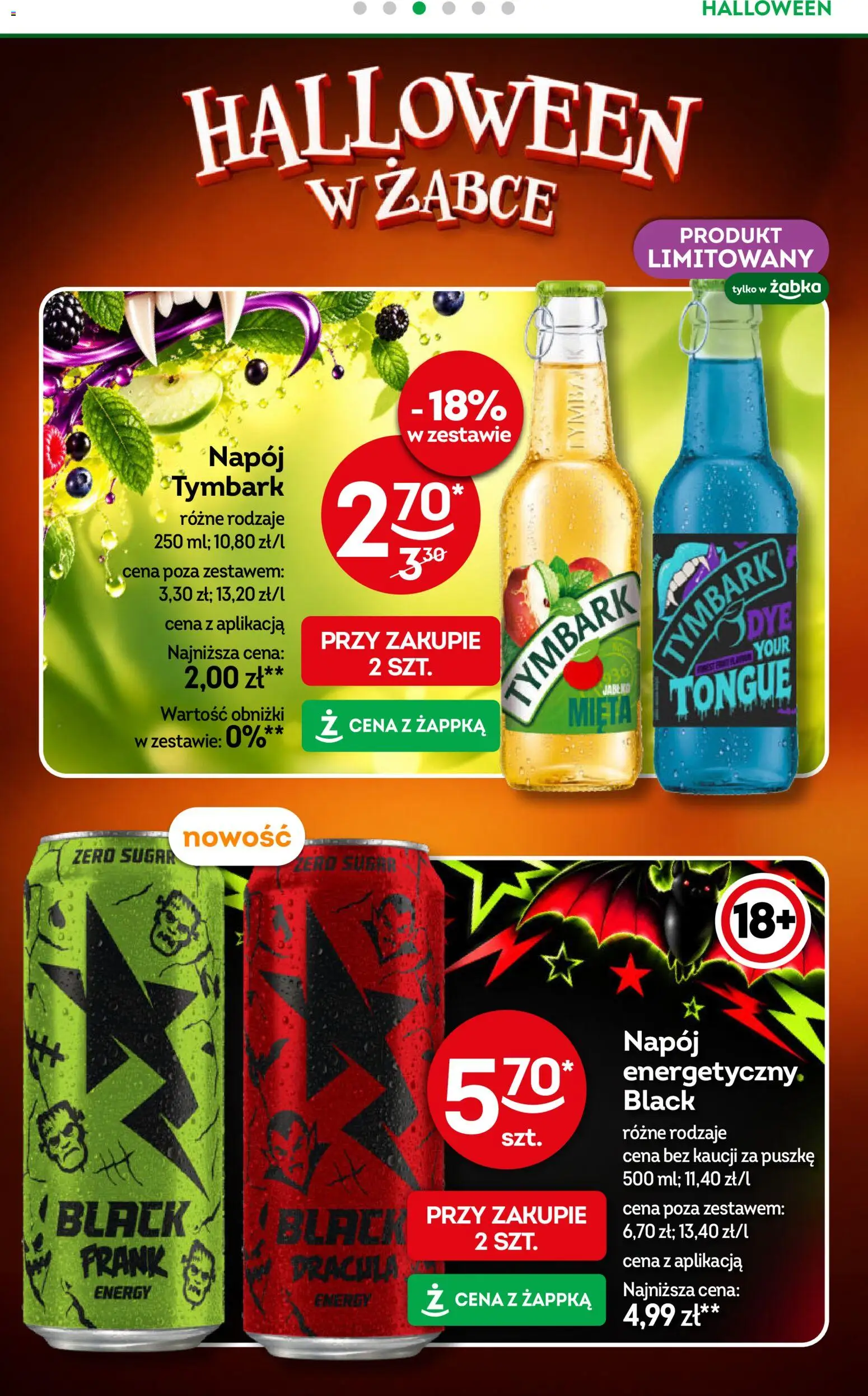 Żabka gazetka od 21.10.2026 | Strona: 6 | Produkty: Tymbark, Mięta